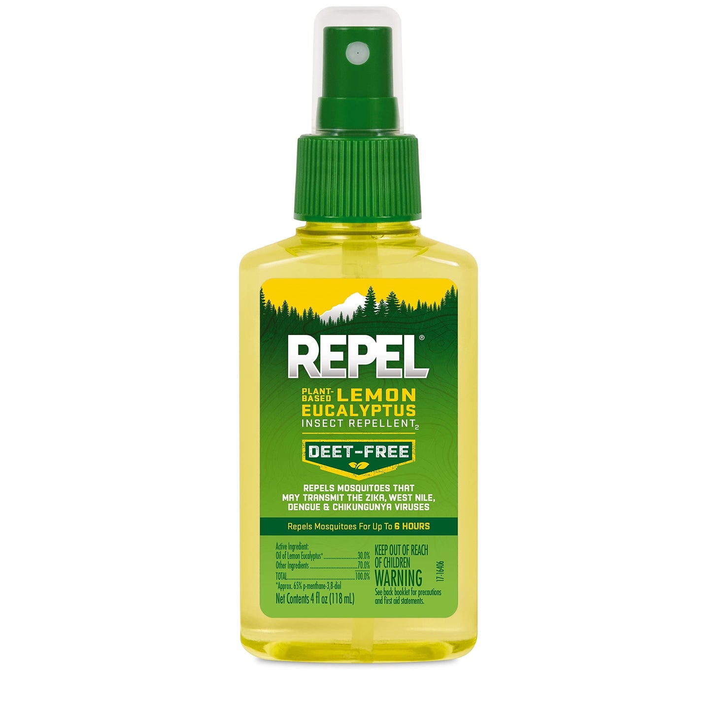 Repel 100 Insect Repellent, Pump Spray, 4-Fluid Ounces, 10-Hour Protection