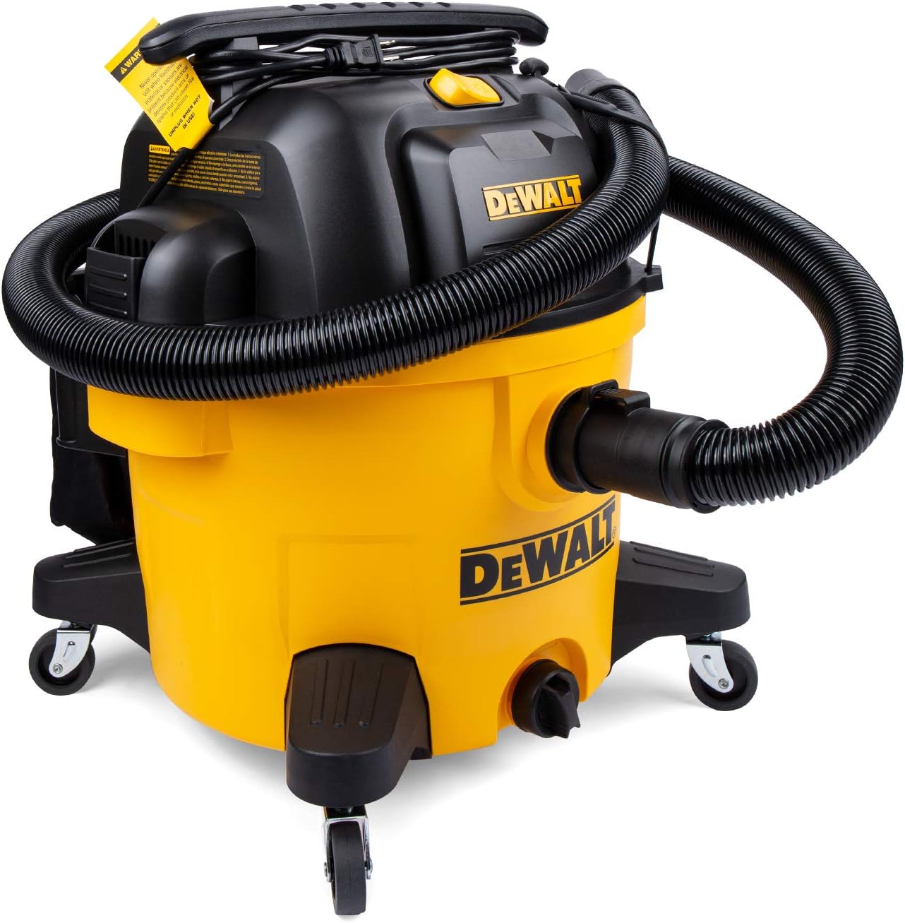 DEWALT 9 Gallon Wet/Dry VAC, Heavy-Duty Shop Vacuum with Attachments, 5 Peak HP, with Blower Function, DXV09PA