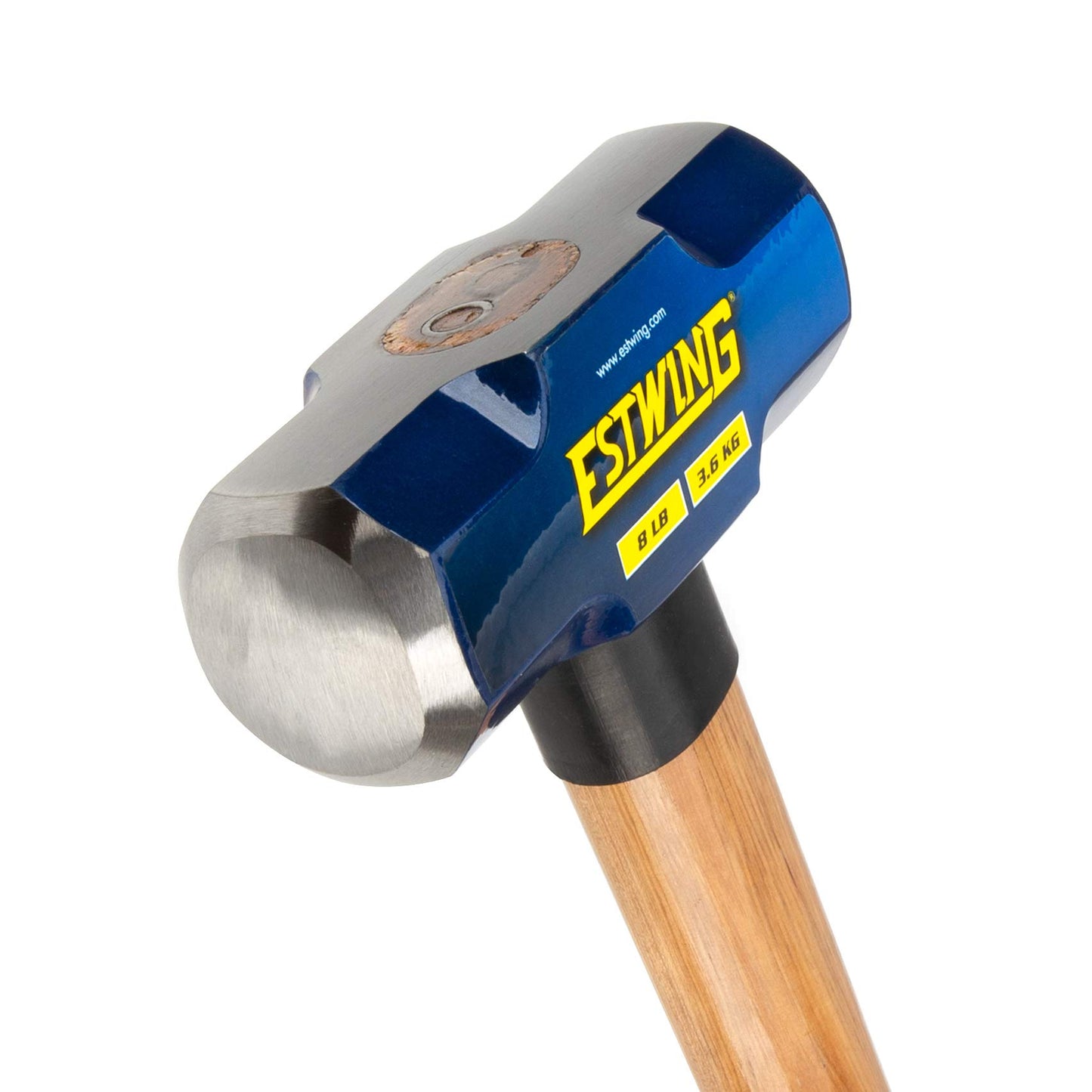 Estwing 16-Pound Hard Face Sledge Hammer for Demolition/Stake Driving, 50-55 HRC, 36-Inch Fiberglass Handle, Overstrike Protection, Textured Grip