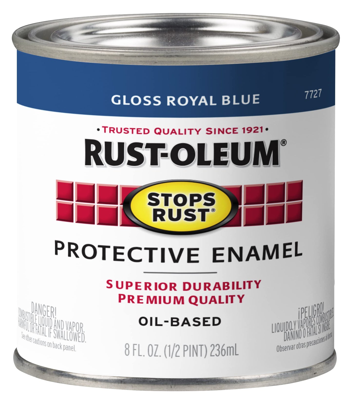 Rust-Oleum 7779502 Stops Rust Brush On Paint, Quart, Gloss Black, 32 Fl Oz (Pack of 1)