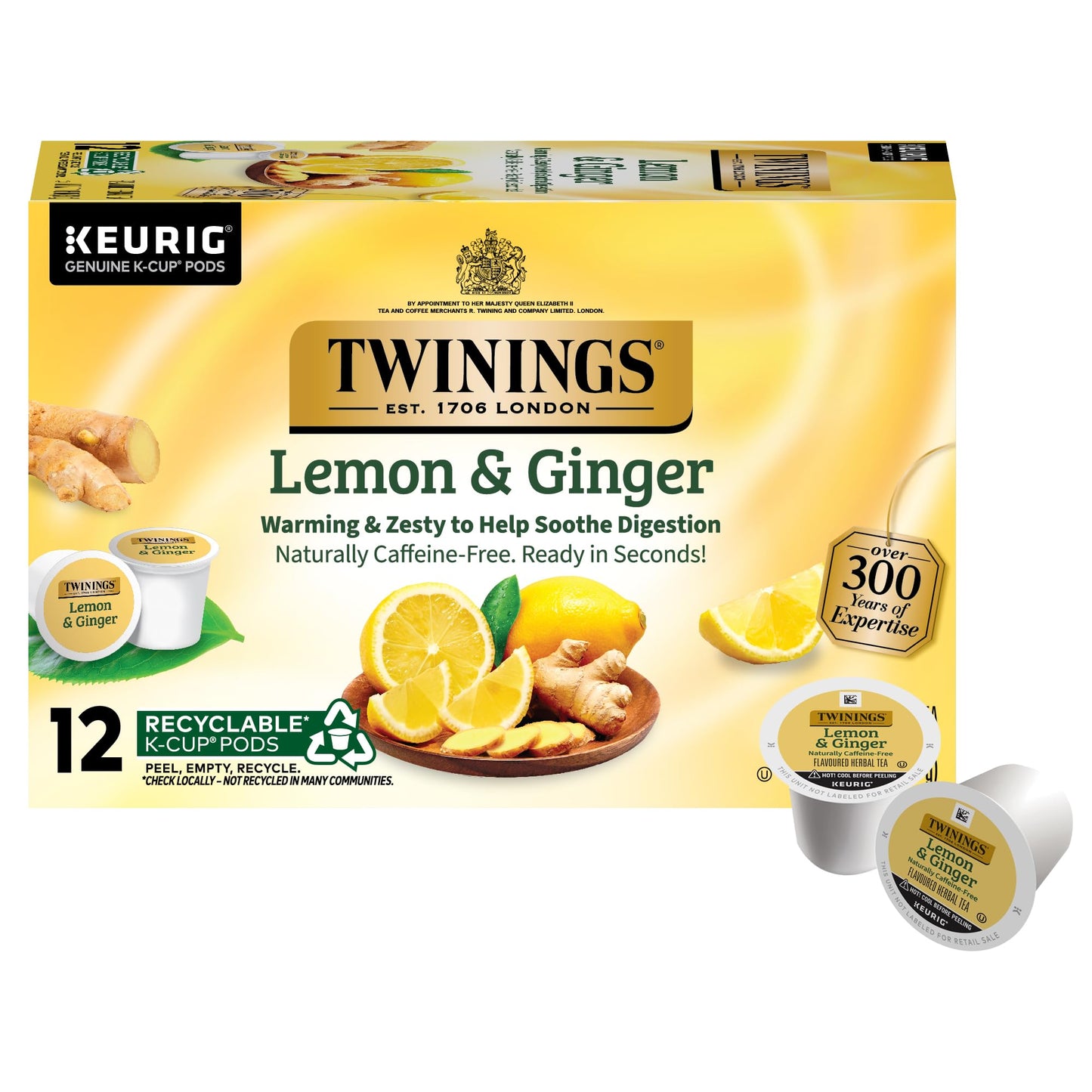 Twinings English Breakfast Black Tea Individually Wrapped Bags, 100 Count (Pack of 1), Smooth, Flavourful, and Robust, Caffeinated, Enjoy Hot or Iced, 100 Teabags