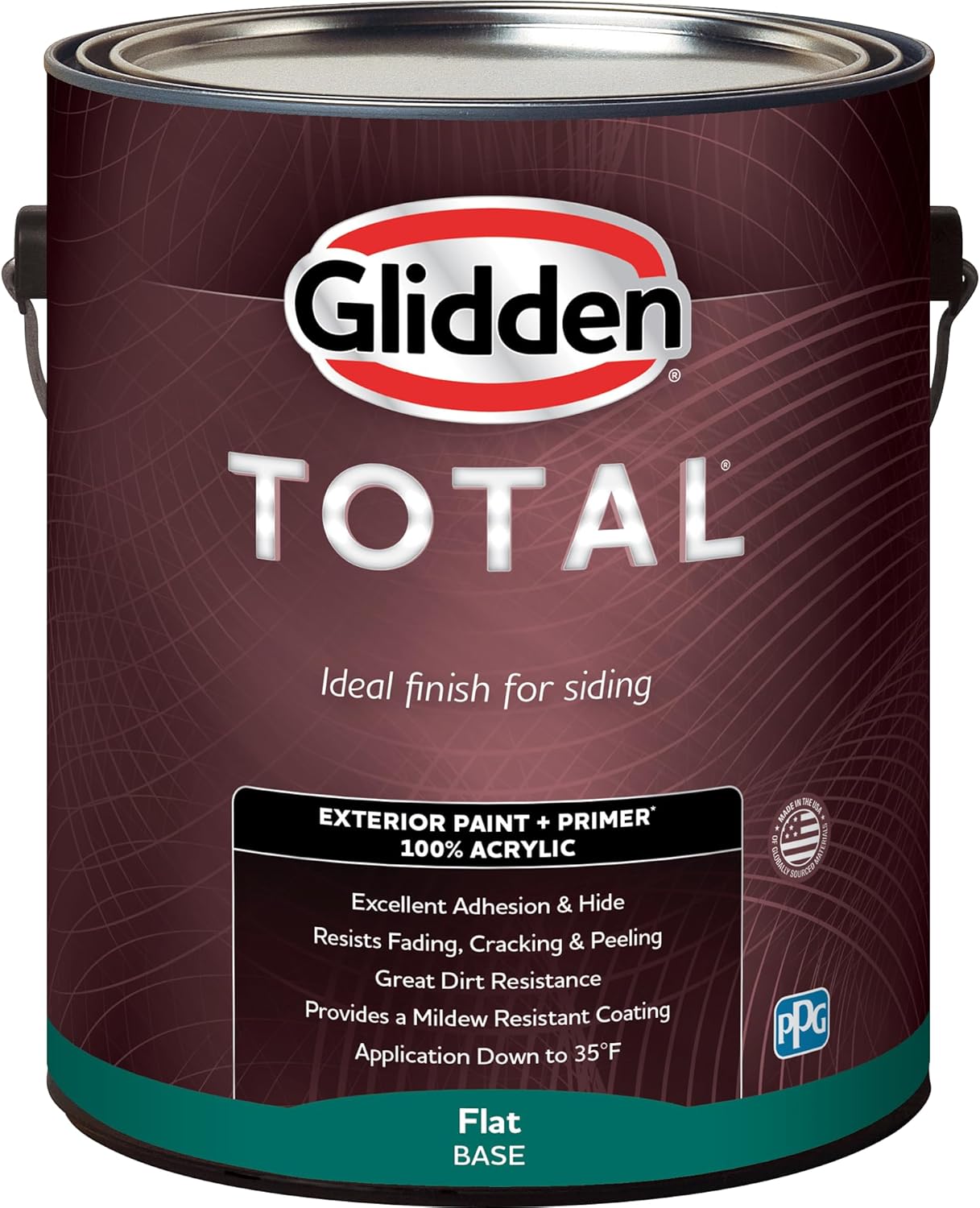Glidden Exterior Paint + Primer: Beige/Pony Tail, One Coat, Semi-Gloss, 1-Gallon