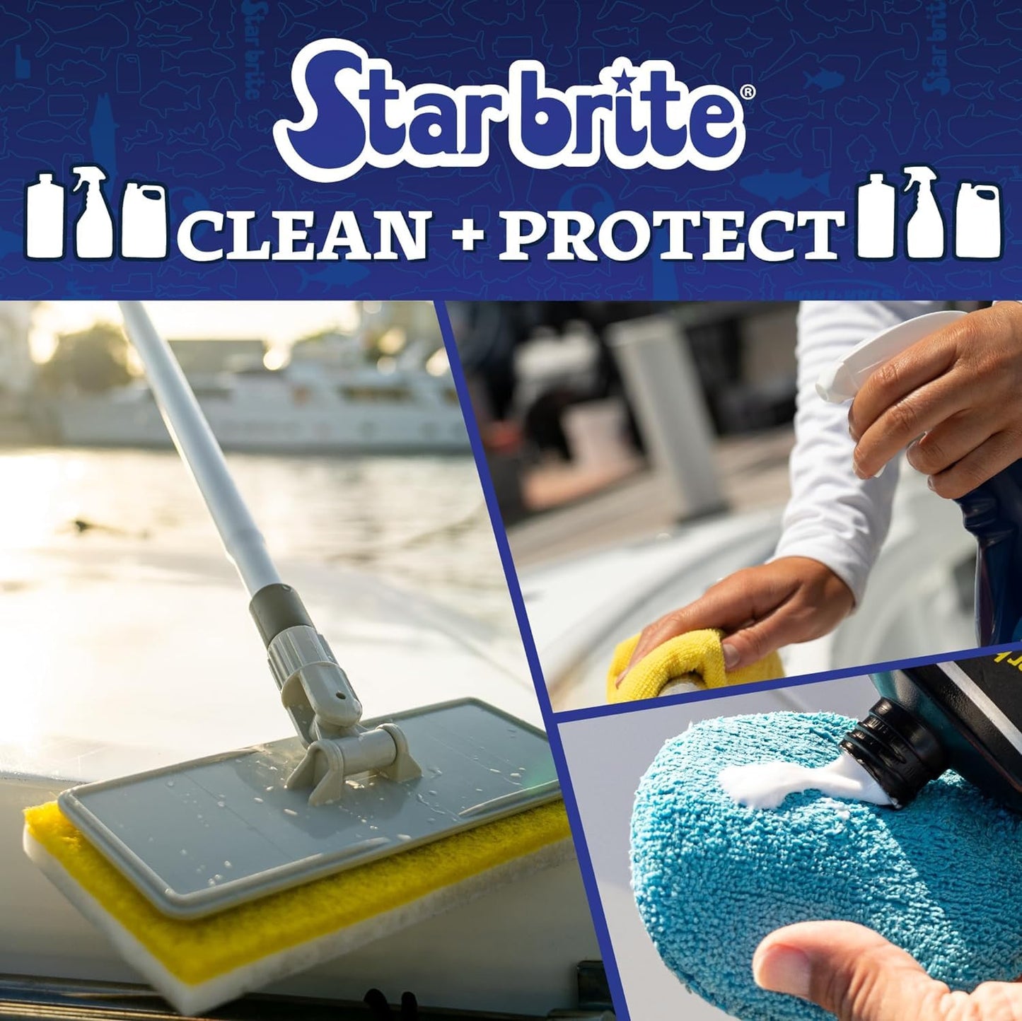 STAR BRITE Ultimate Aluminum Cleaner & Restorer - Aluminum Boat Cleaner - Perfect for Pontoon Boats, Jon Boats & Canoes (NO SPRAYER) - 64 OZ (087762)