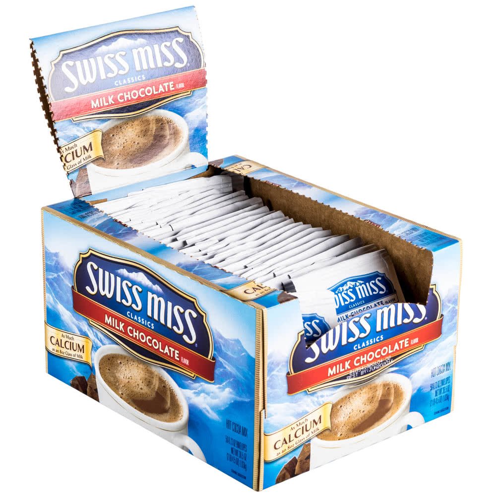 Swiss Miss Milk Chocolate Flavor Hot Cocoa Mix Canister, 76.55 oz.
