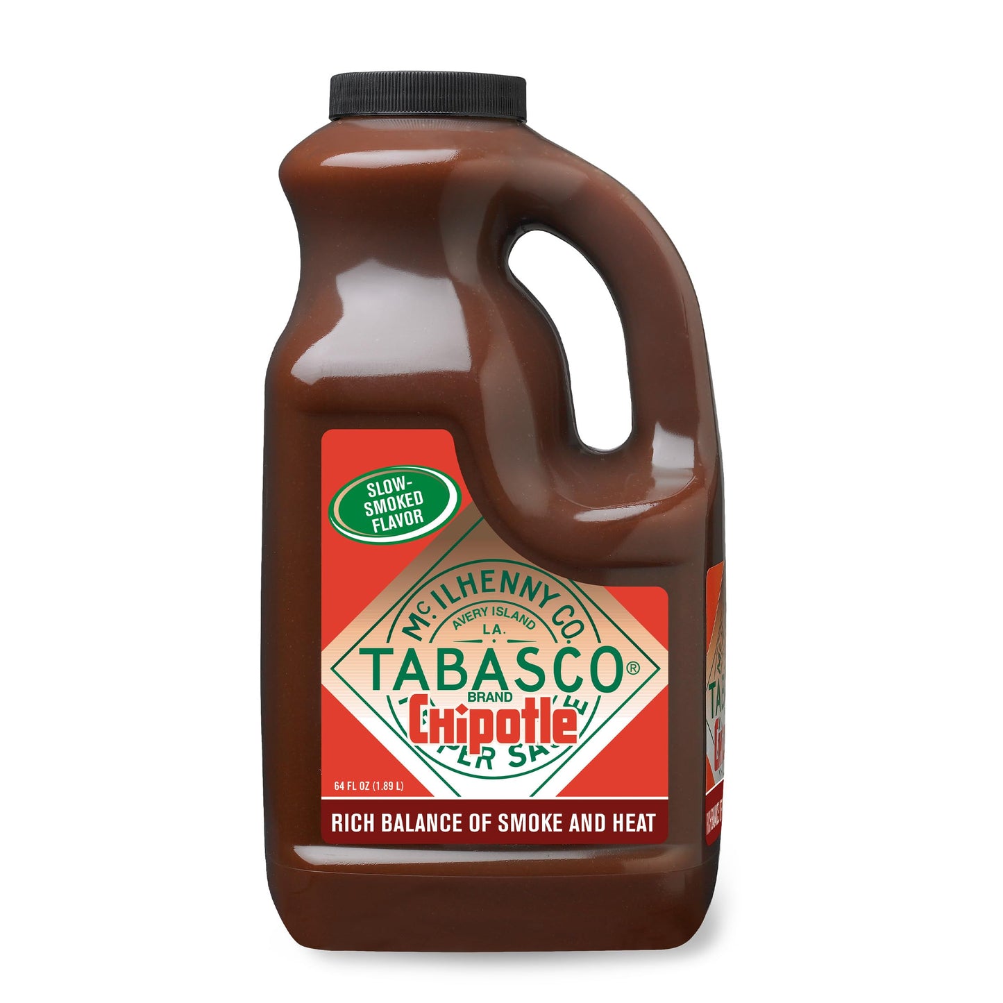 TABASCO Brand Original Red Pepper Hot Sauce, Medium Heat, Bulk Plastic Jug, Classic & Versatile, Three Simple Ingredients, For Large Recipes & Marinades, Great on Everything, 128 Fl Oz (Pack of 1)