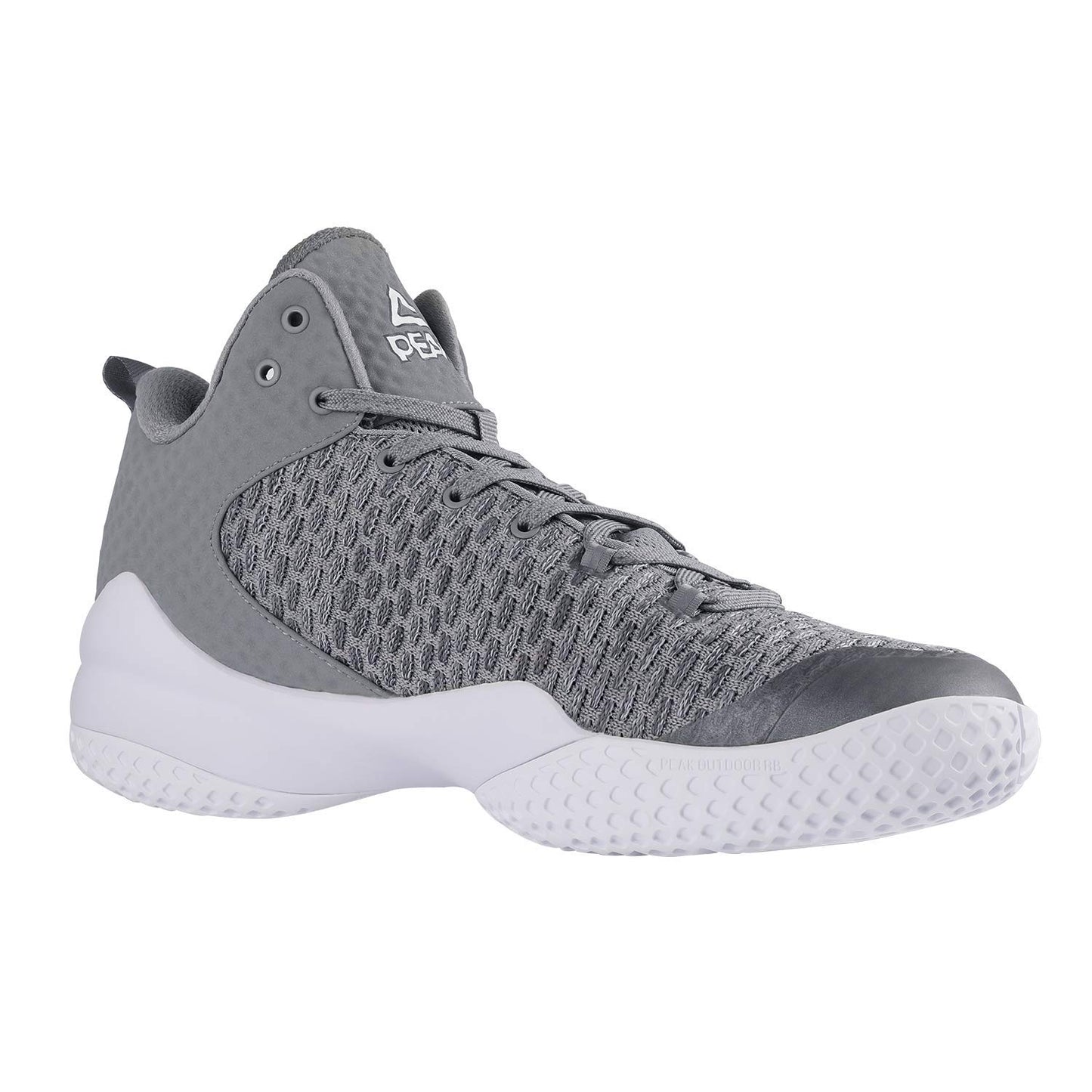 PEAK High Top Mens Basketball Shoes Streetball Master Breathable Non Slip Outdoor Sneakers Cushioning Workout Shoes for Fitness