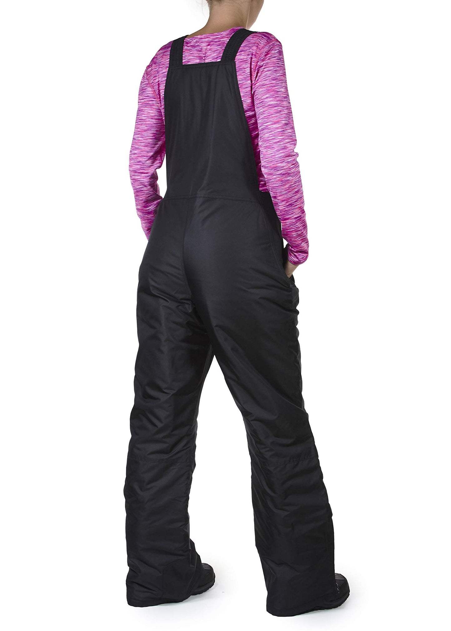 Arctic Quest Womens Ski Snow Bibs Pants Insulated Water Resistant Overalls Snowboarding Winter Waterproof Pants Women