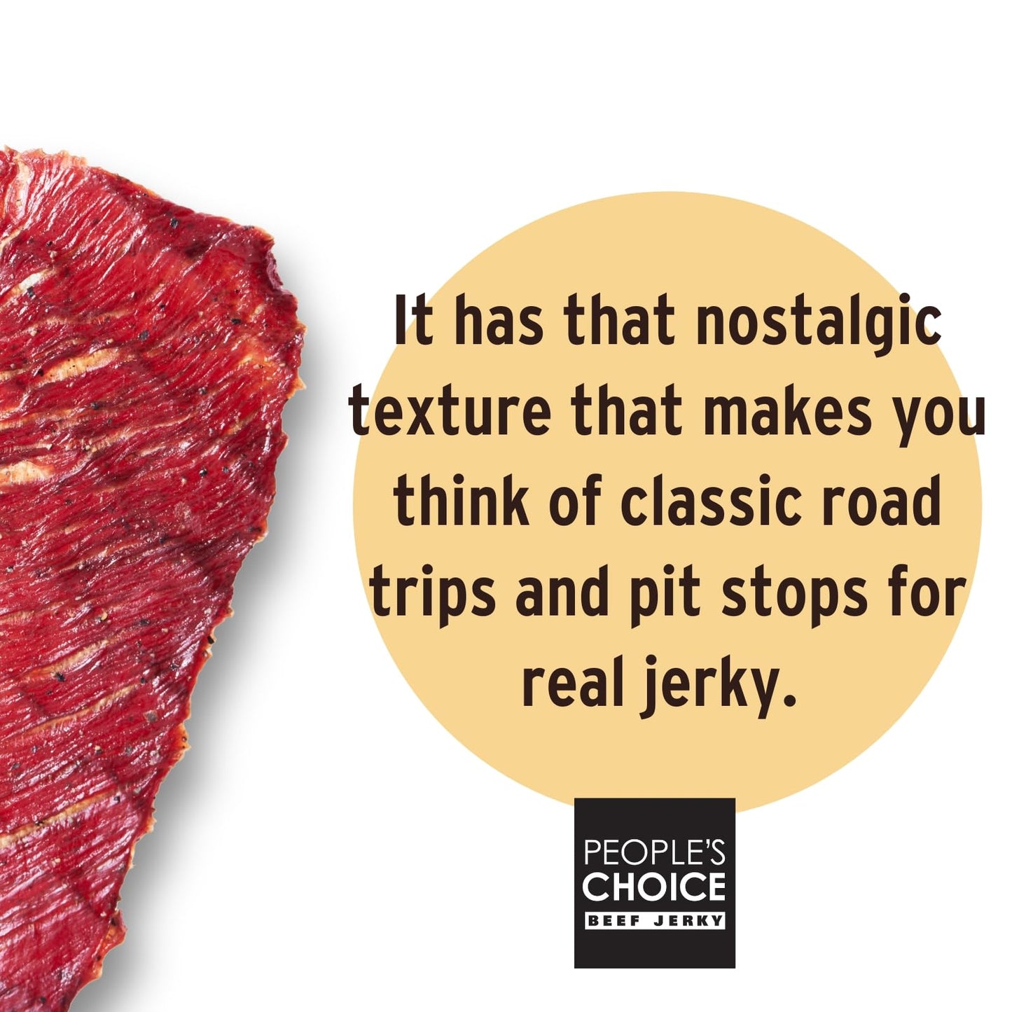 People's Choice Beef Jerky - Classic - Hot & Spicy - Big Slab - Whole Muscle Premium Cuts - Bulk Jerky Package - Thin Sheets - Low Sodium Low Salt High Protein Meat Snack - 15 Count, 1 Bag