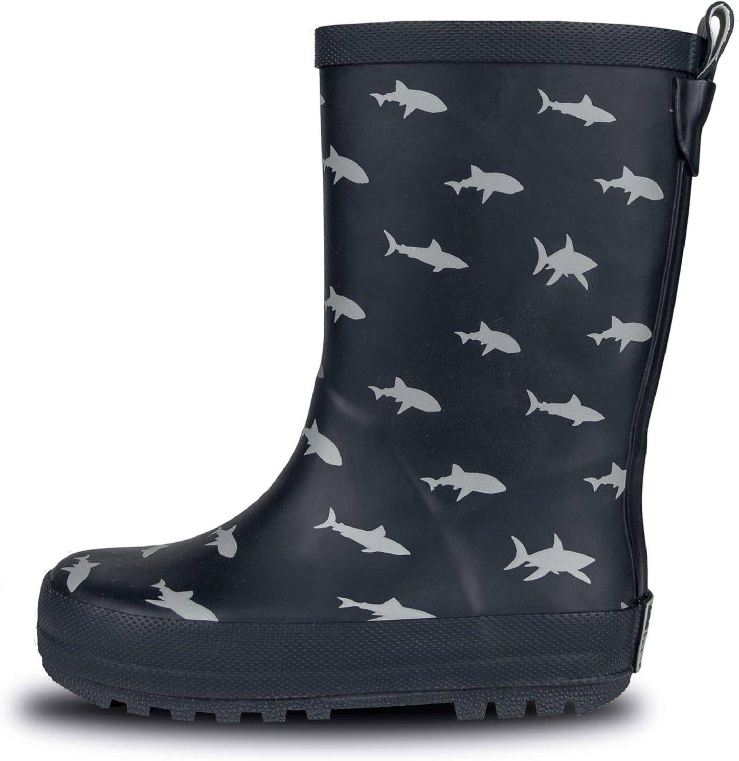 Lone Cone Kids Rain Boots for Girls & Boys – Waterproof Natural Rubber Toddler Rain Boots with Non-Slip Outsole & Easy Pull Handles – Solid, Pattern & Glitter Designs
