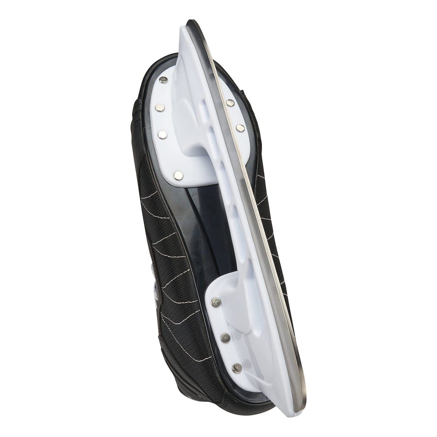 5th Element Stealth Ice Hockey Skates - Perfect for Recreational Ice Skating and Hockey - True-to-Size Fit and Moisture Resistant Liner Ice Skates for Men (Black/White, 10.0)