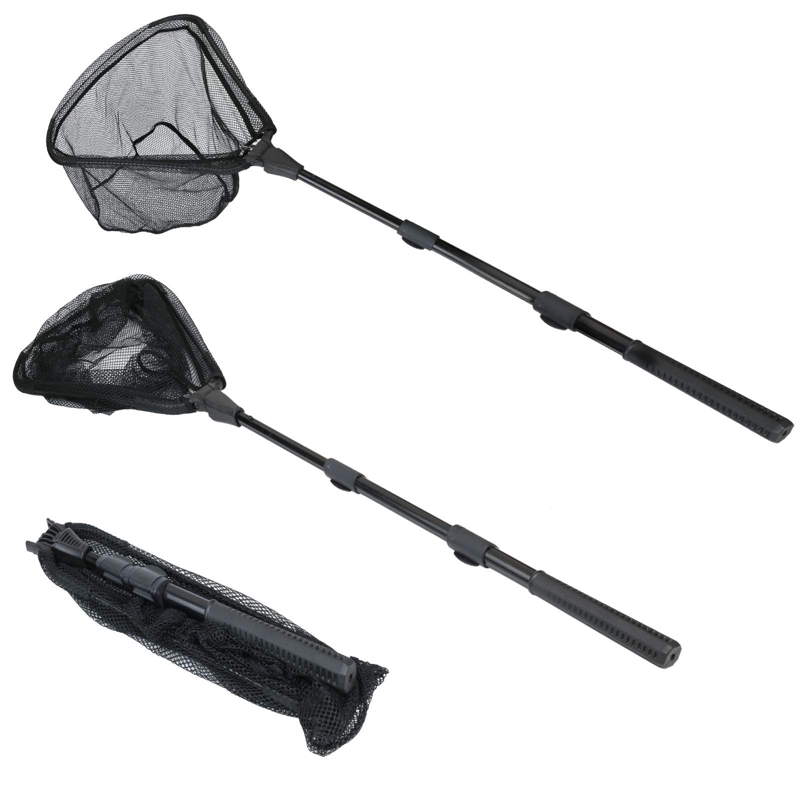 extendable fishing net pole RESTCLOUD Fishing Landing Net with Telescoping Pole Handle, Fishing ne – LENONLURES.COM