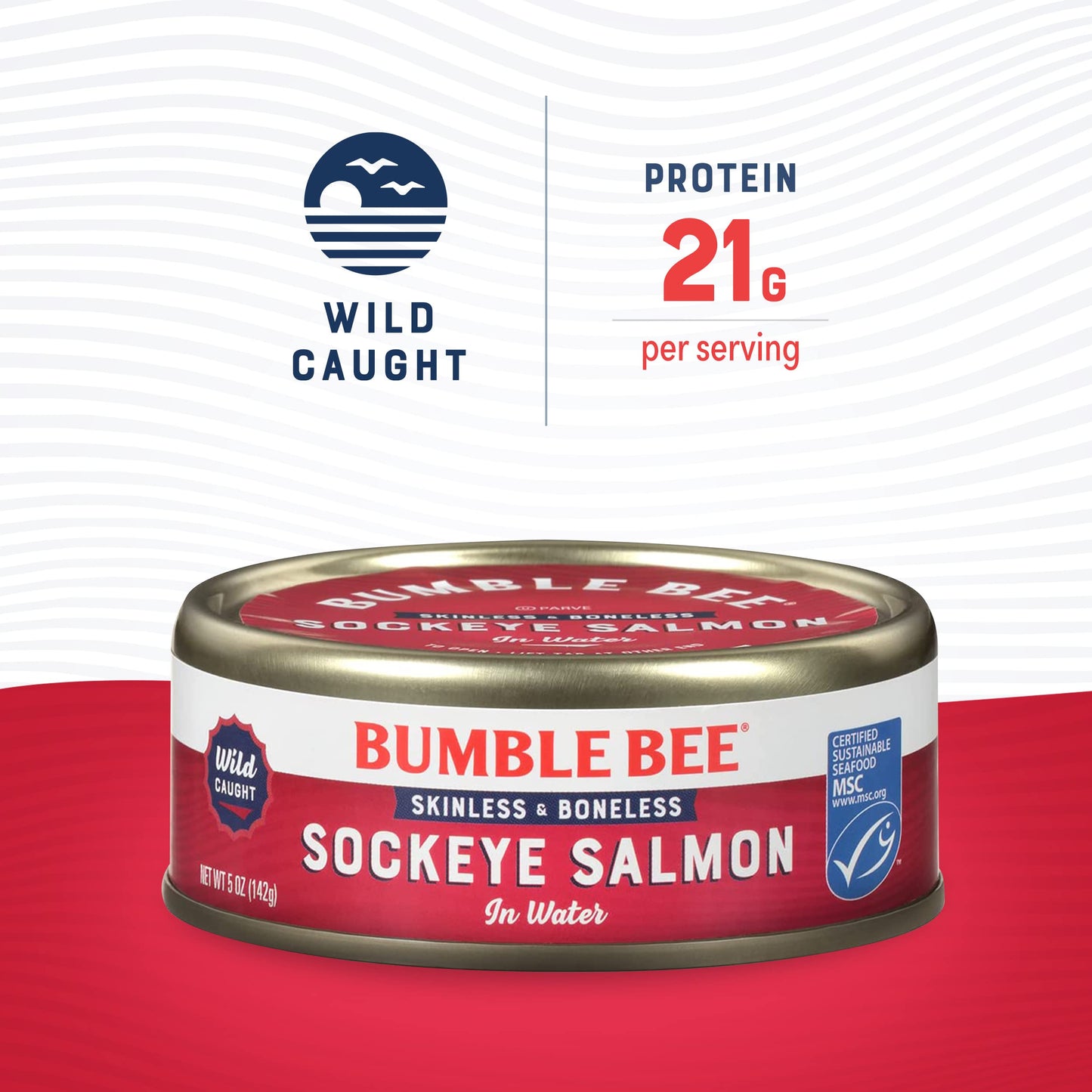 Bumble Bee Smoke Flavored Red Coho Salmon Fillets in Oil, 3.75 oz (Pack of 1) - 19g Protein - Skinless, Boneless - Great for Snacks & Recipes - Gluten Free