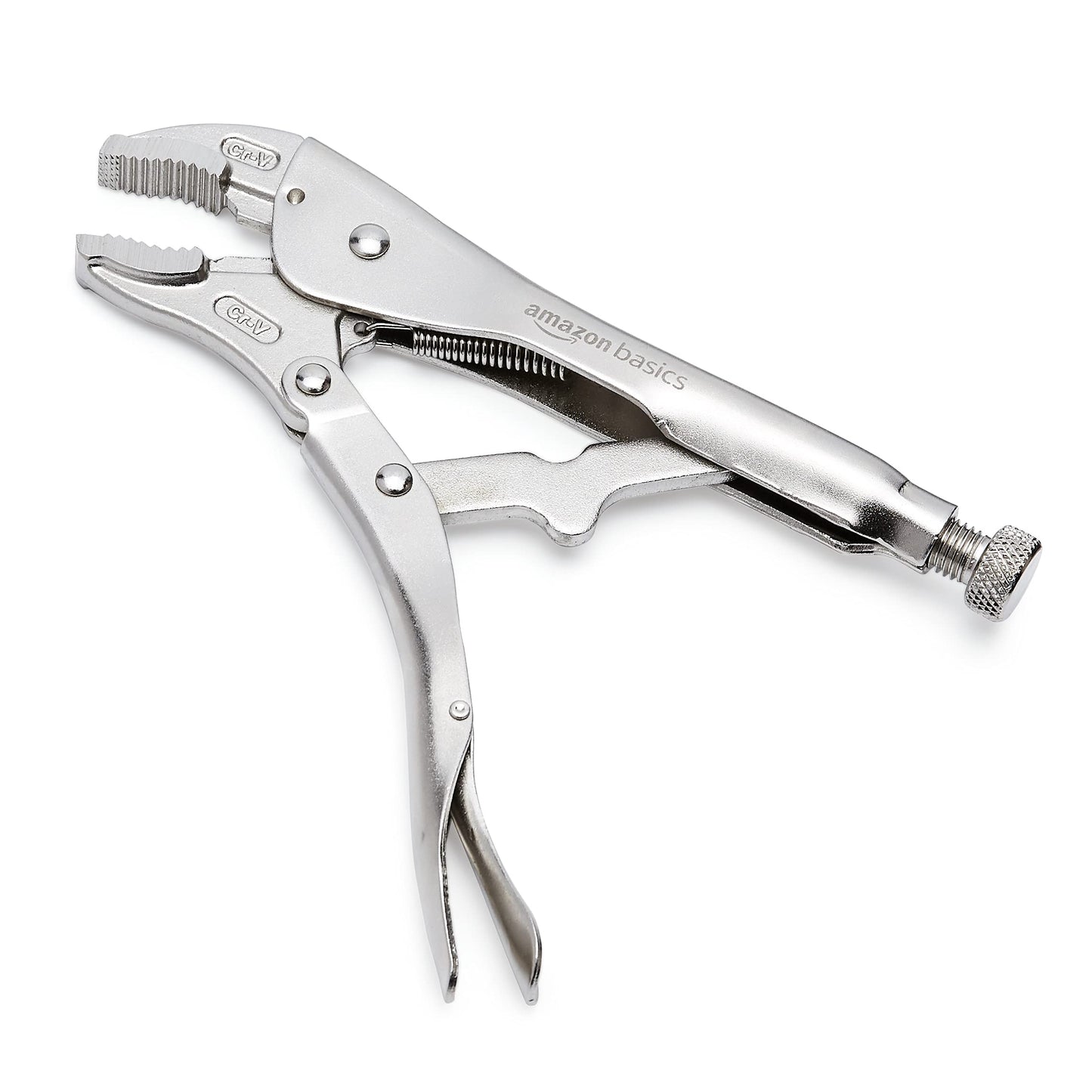 Amazon Basics 3-Piece Quick Release Groove Joint Pliers Set, Drop Forged Chrome Vanadium Steel, Includes 7-inch,10-inch, and 12-inch, Black