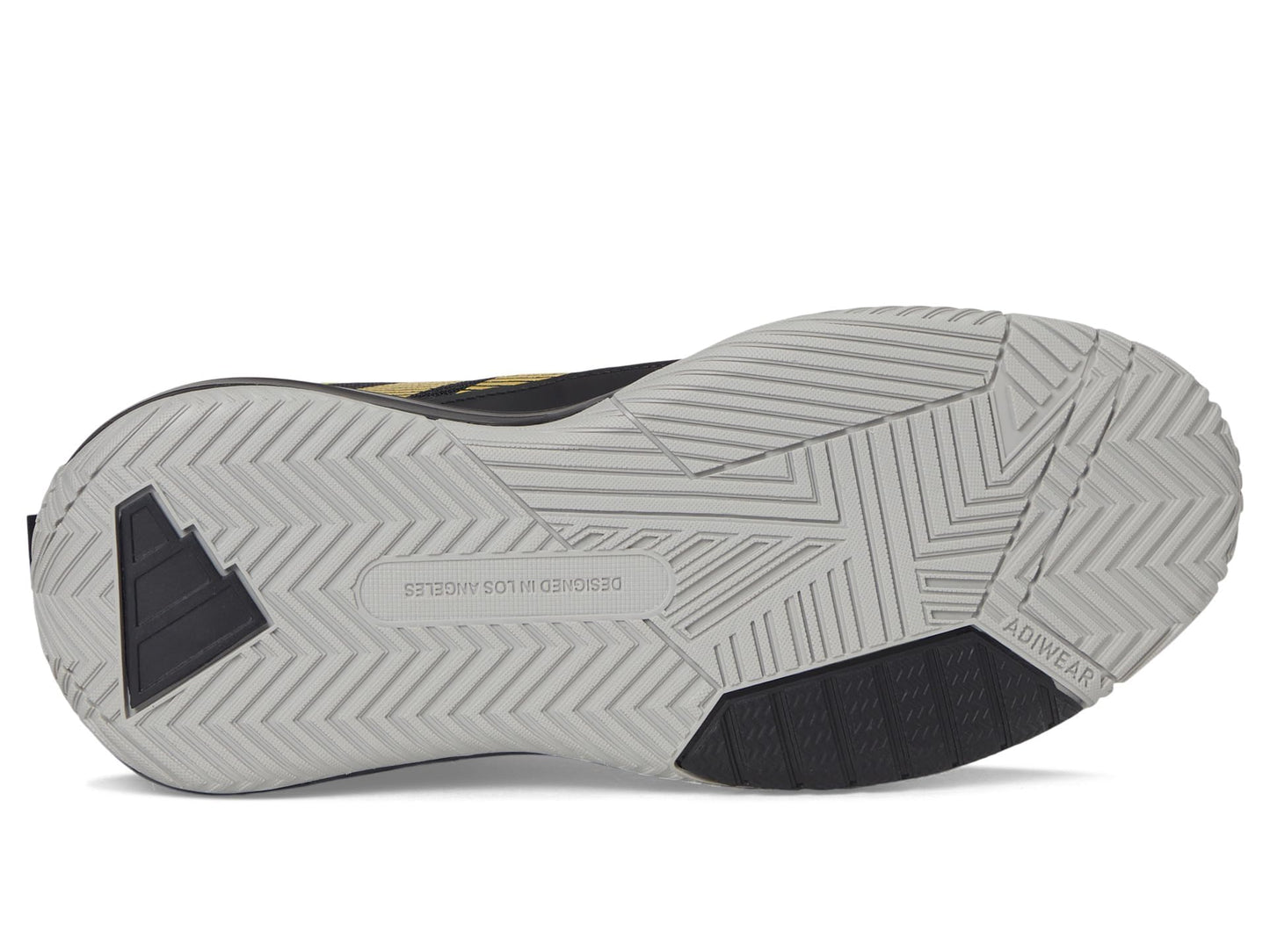 adidas Men's Own The Game 3.0 Basketball Sneaker, Black/Gold Metallic/Solid Grey, 11.5
