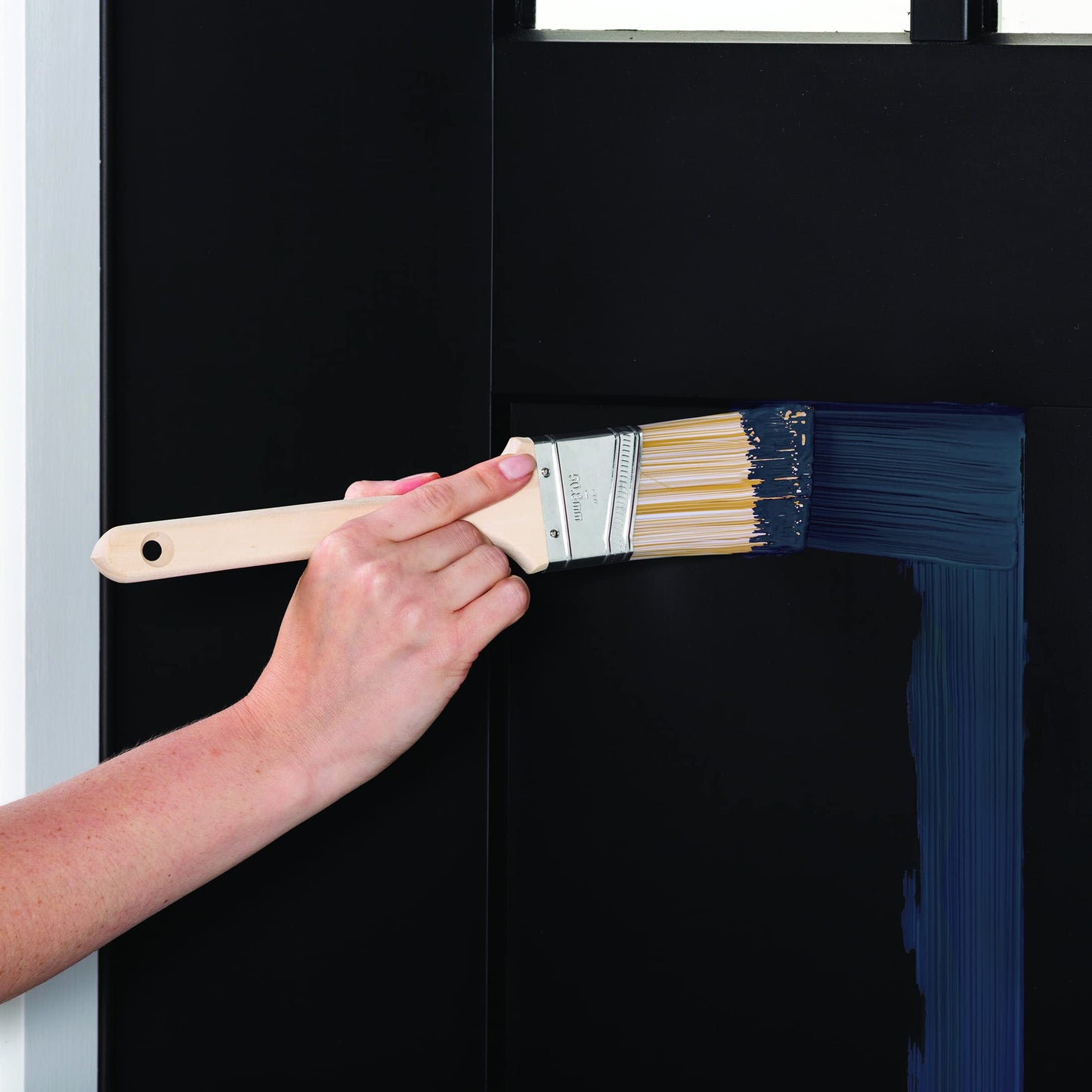 Rust-Oleum 369383 Advanced Dry Door & Trim Paint, Quart, Satin Black