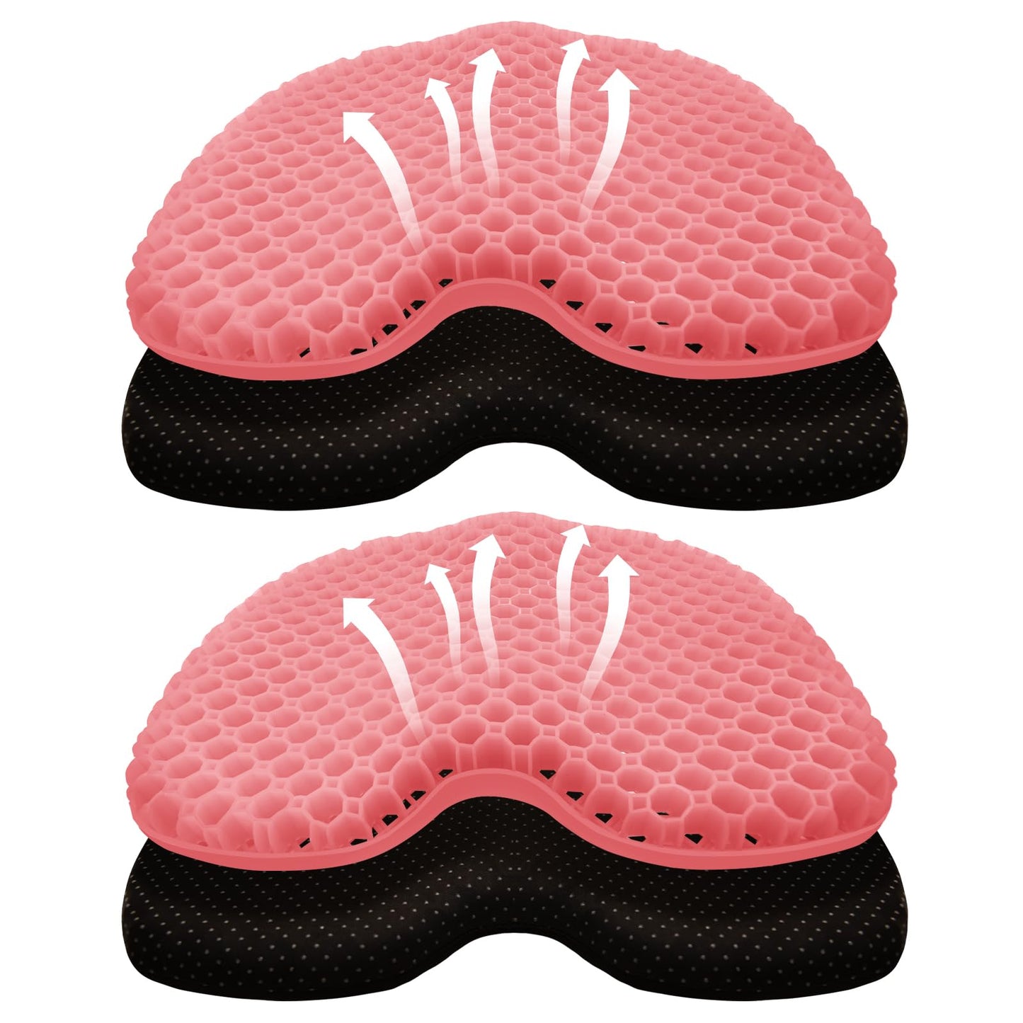 Kayak Seat Cushion, Thicken Anti Slip Waterproof Gel Kayak Seat, Portable Canoe Rowing Rubber Dinghy Pad for Stadium Sit in Kayak Inflatable Fishing Kayak Canoe Kayak Accessories