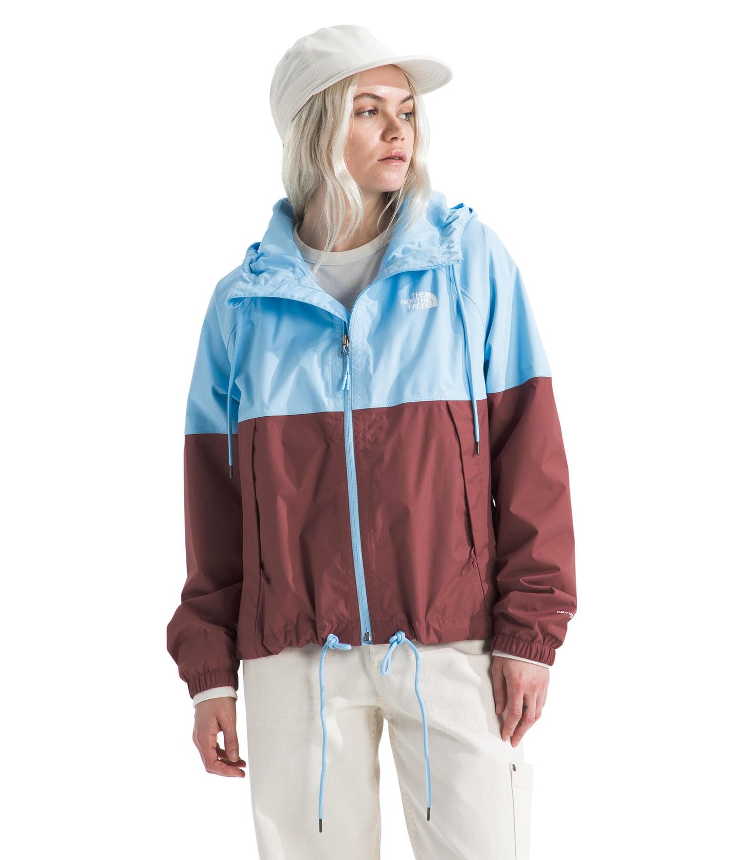 THE NORTH FACE Women's Antora Rain Hoodie (Standard & Plus Size) | Wind & Waterproof With Adjustable Hood & Drawcord Hem
