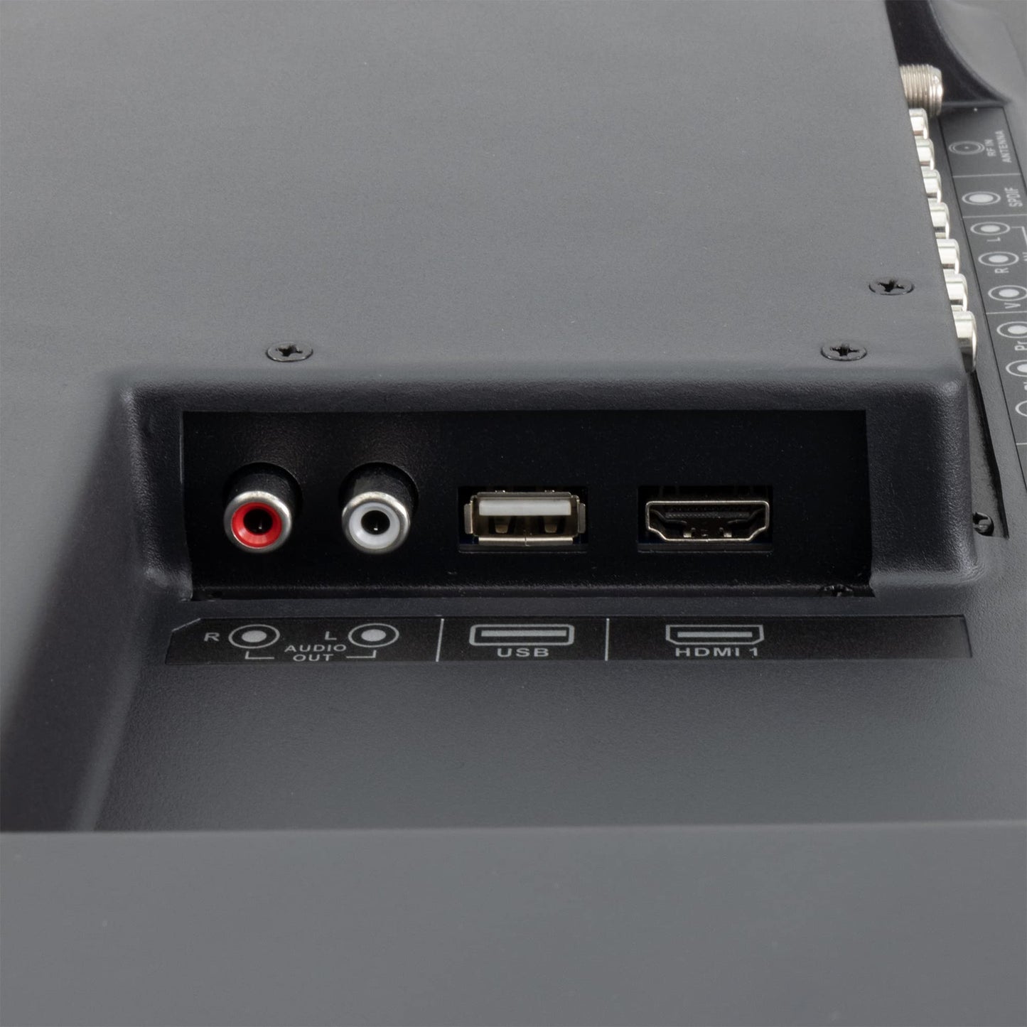 RecPro RV TV 40" Smart TV | 1080p HD | 12V DC | 2X HDMI Ports | Built-in Tuner for Local Stations