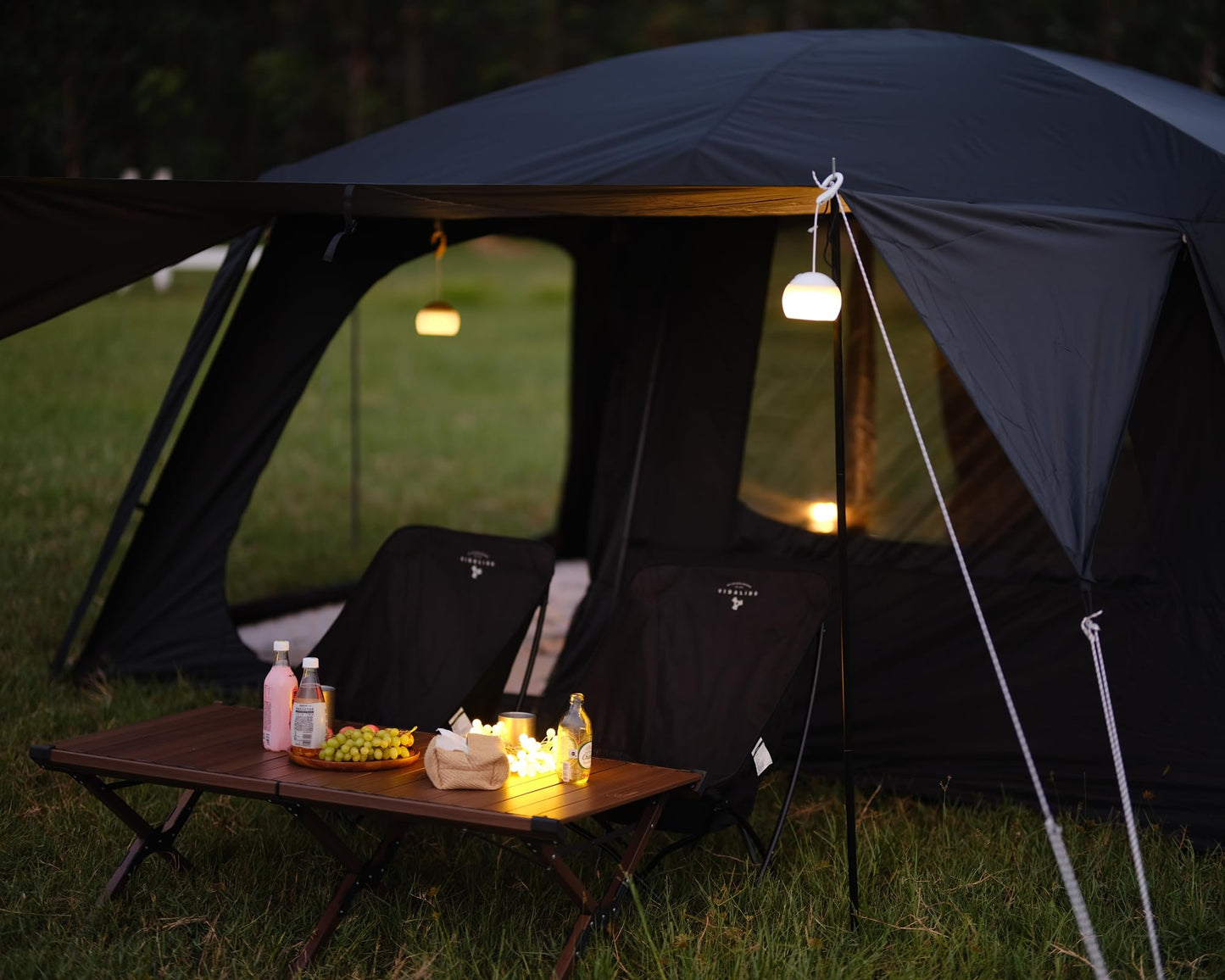 Vidalido 8-10 Person Camping Tent with 3 Door 2 Room Large Family Cabin Tents, Double Layer Waterproof Portable Glamping Tent, Big Tents for Outdoor Picnic Camping Hiking and Family Gathering