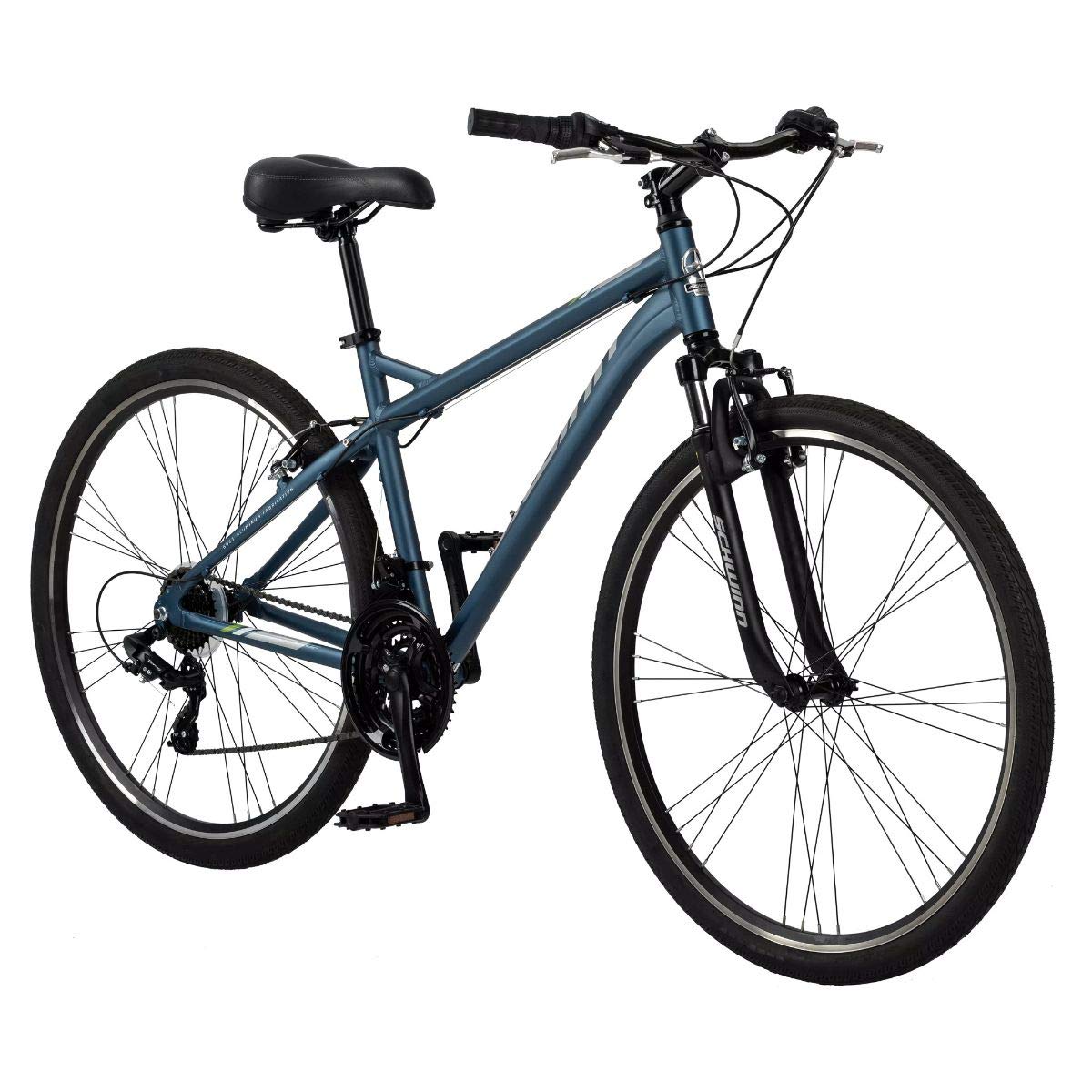 men's schwinn bicycle Schwinn Network 1.5 700c Matte Blue Hybrid Bike