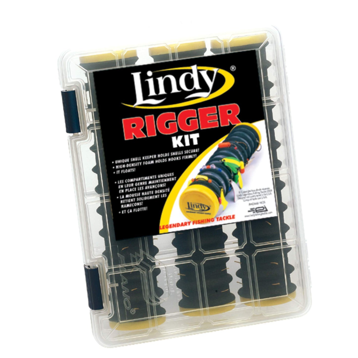 Lindy Rigger for Walleye Fishing - Keeps Snells and Rigs Organized and Tangle-Free, Lindy Rigger