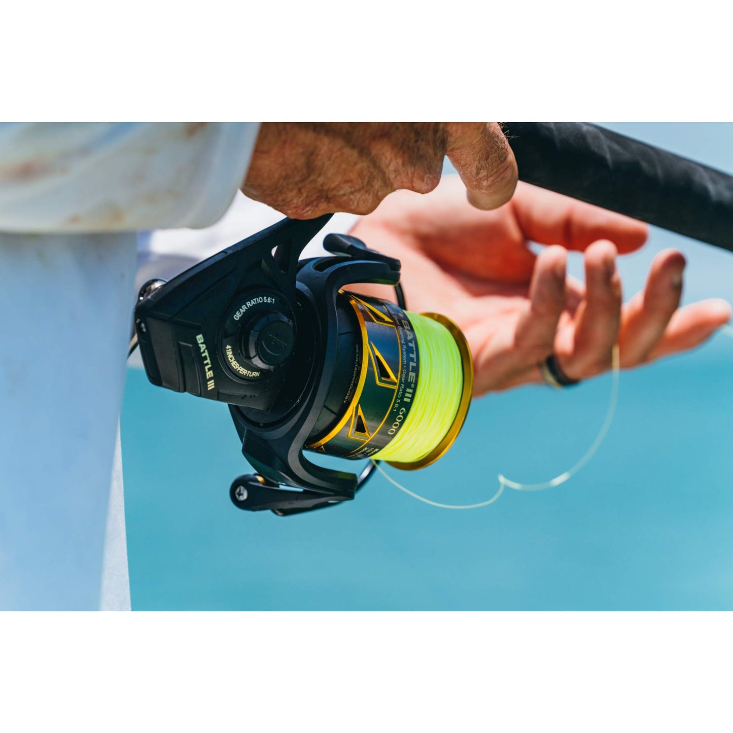 PENN Battle IV Spinning Reel and Fishing Rod Combo
