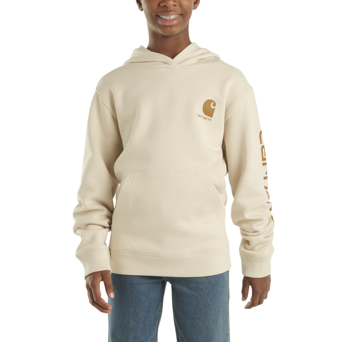 Carhartt Boys' Long Sleeve Hooded Sweatshirt
