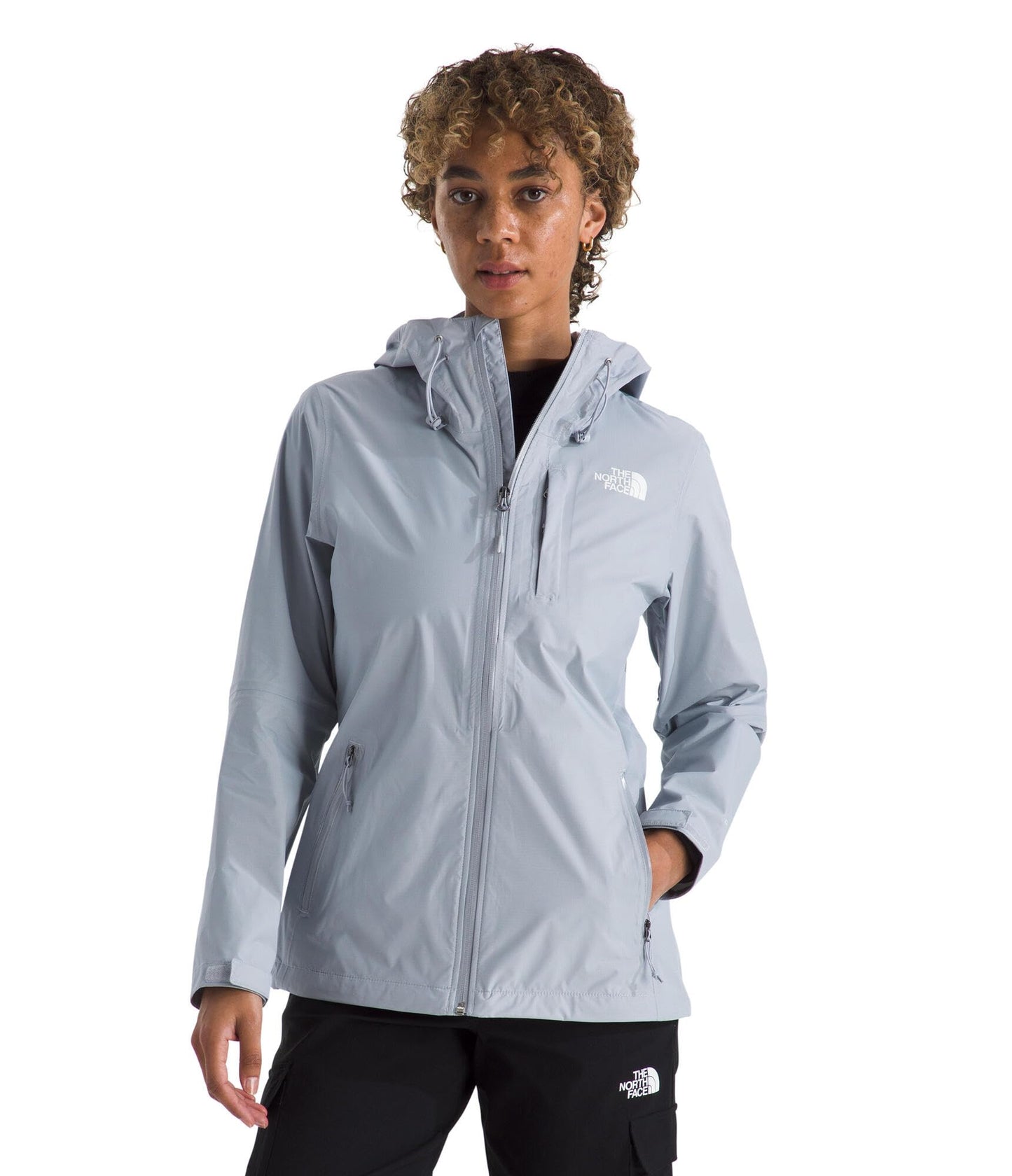 THE NORTH FACE Women's Alta Vista Rain Jacket | 3 Piece Hood With Adjustable Cinch-cord, Waterproof, Breathable