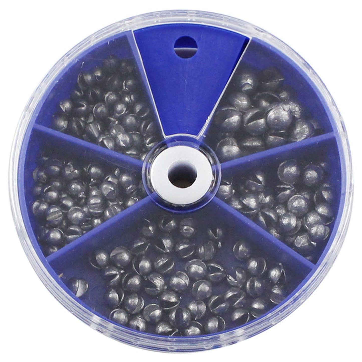 Joyiii Fishing Weights Sinkers 205pcs/100pcs Lead Split Shot Fishing Line Sinkers 5 Sizes Removable Egg Lead Assortment