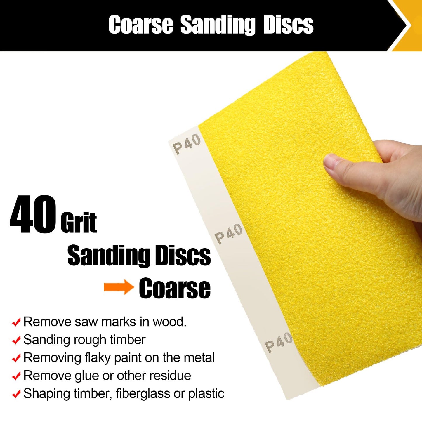 50 Pcs 1/4 Sheet Sandpaper, Premium Sand Paper 80/120/150/220/320/400 Grit Sandpaper Sheet Sand Paper Assortment for Wood Metal Automotive Palm Sanders 5.5" x 4.5"