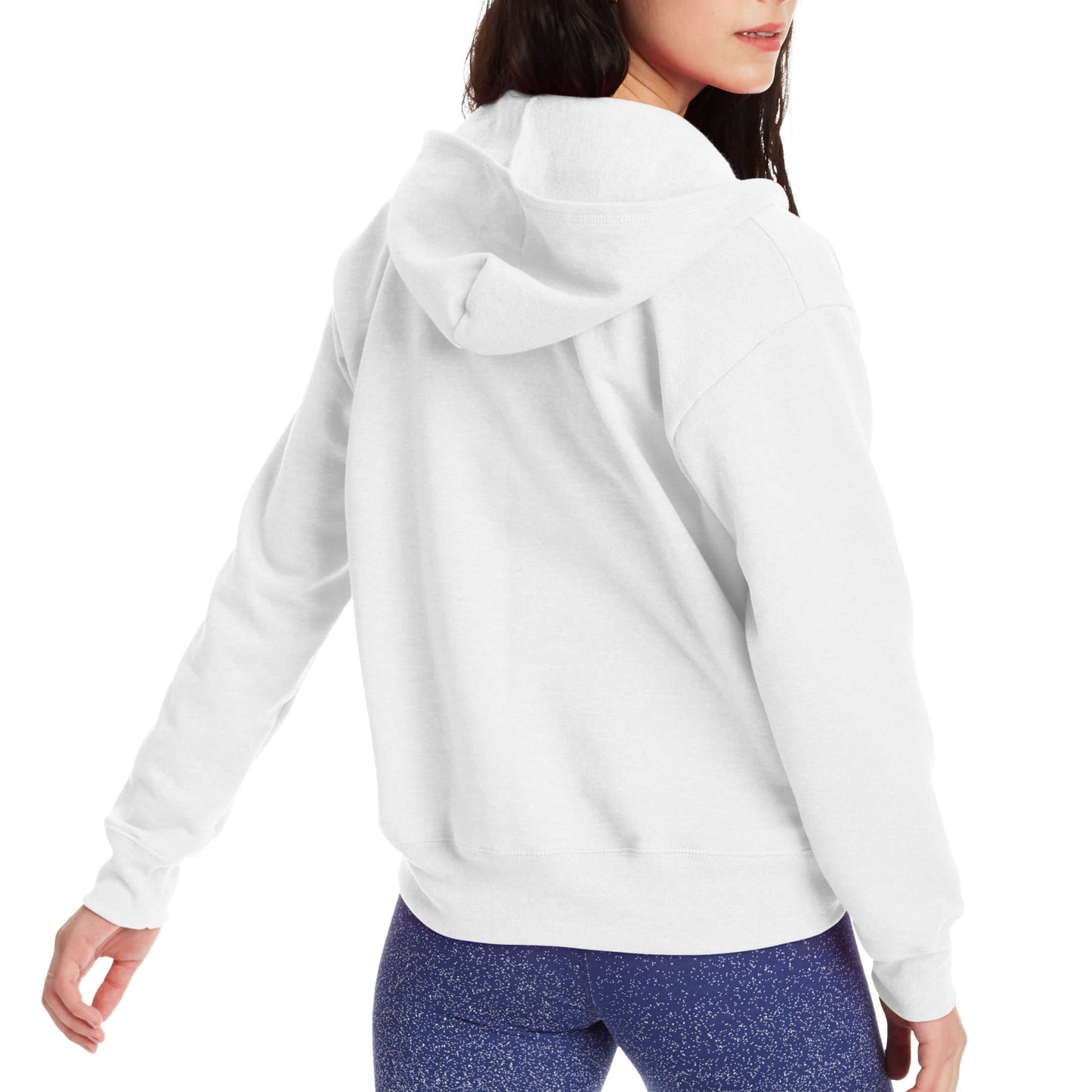 Hanes Women's Hoodie, Ecosmart Fleece Full-zip Hoodie, Zip-up Hooded Sweatshirt