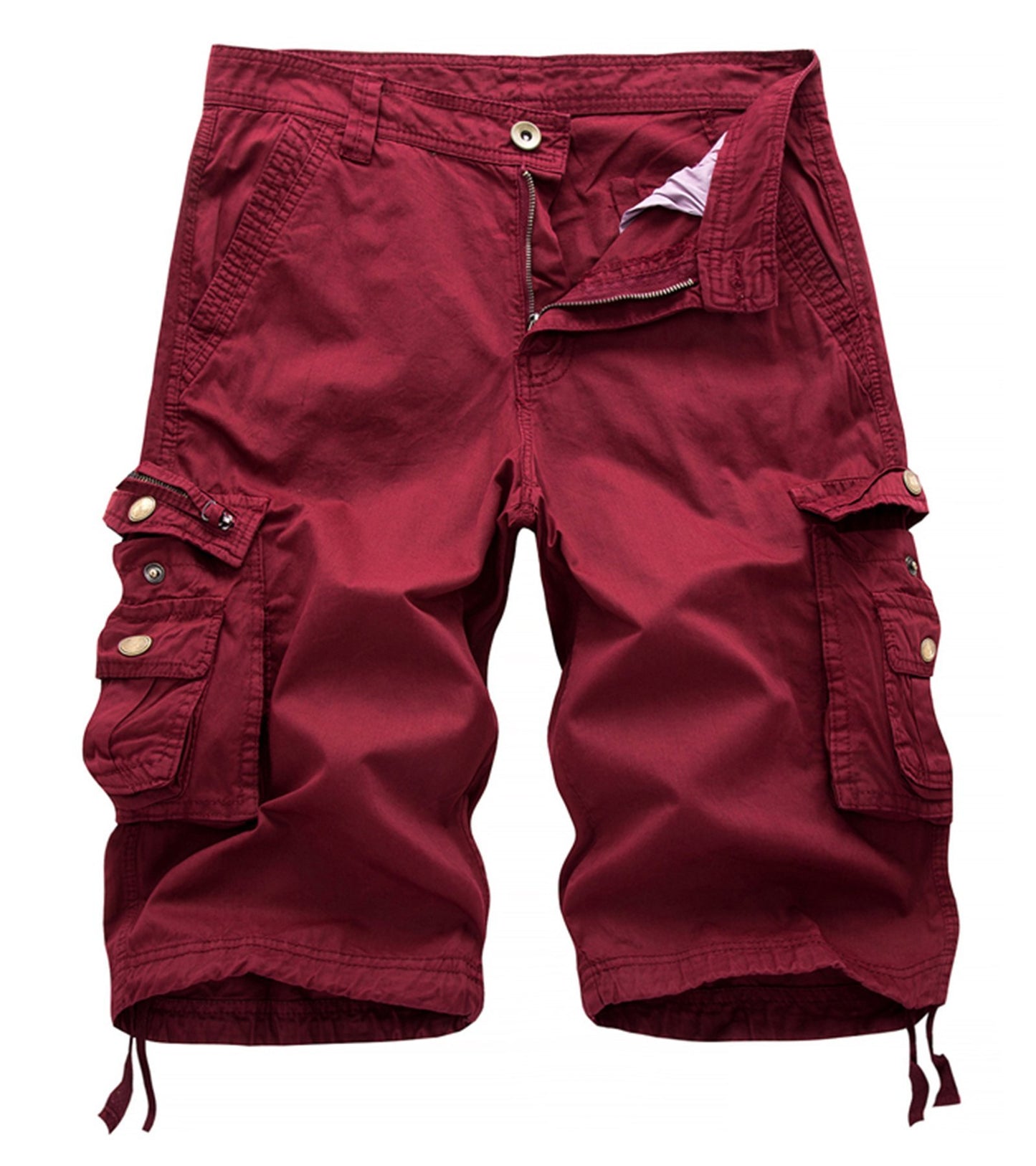 Men's Camo Cargo Shorts Relaxed Fit Multi-Pocket Outdoor Camouflage Cargo Shorts Cotton