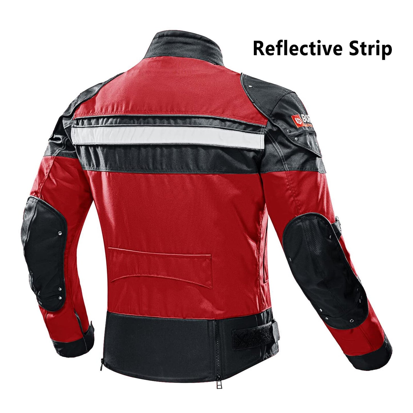 BORLENI Motorcycle Jacket Motorbike Riding Jacket Windproof Motorcycle Full Body Protective Gear Armor