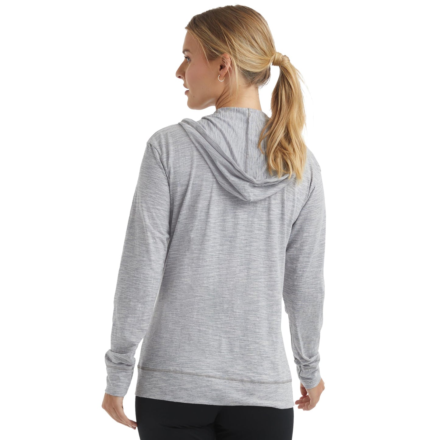 Hanes Women’s Slub Knit Full-Zip Hoodie, Textured Cotton Zip-Up T-Shirt Hoodie for Women