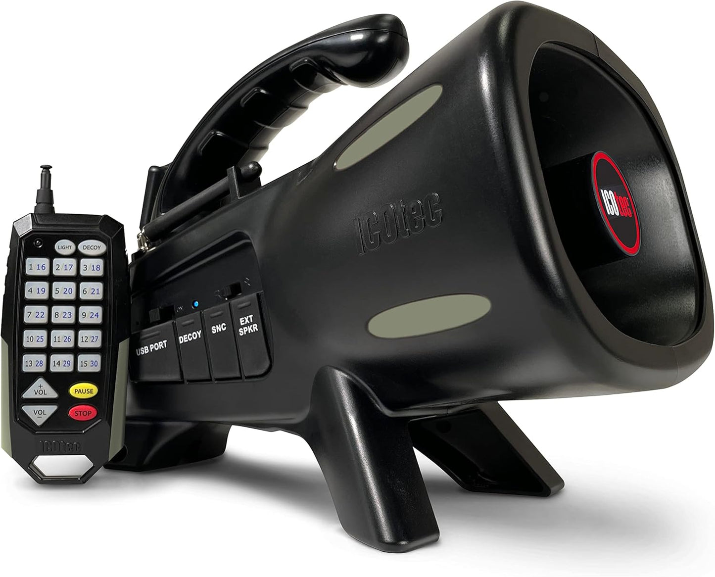 Icotec Renegade+ Programmable Predator Call with Bluetooth and a C4 Power House Rechagreable Lithium Battery