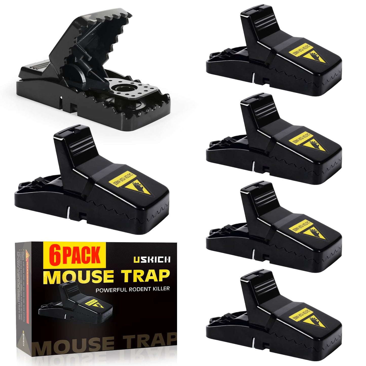 Mouse Traps,Mice Traps for House,Small Rat Traps That Work,Mice Killer Indoor Mouse Snap Traps No See Kill Mousetraps Quick Effective Mouse Catcher for Family and Pet-20 Pack