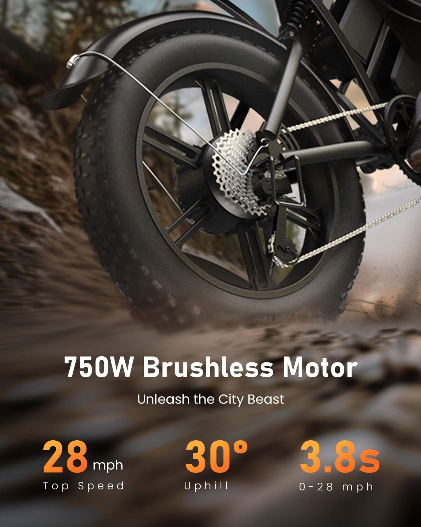 Electric Bike for Adults,Peak 1000W/1500W Motor,20/28MPH 55-150Mile ebikes for Adults with 10.4AH/13AH/26AH Battery,20" Fat Tire Electric Dirt Bike Commuting Off Road Ebike, UL2849