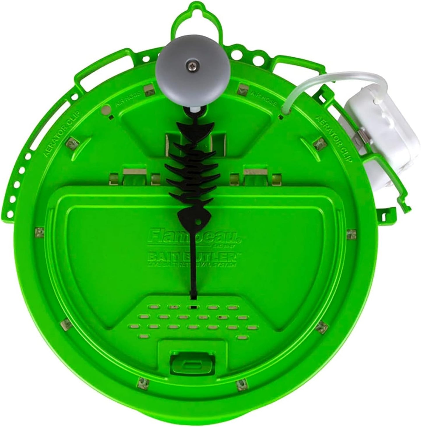 Flambeau Tackle Outdoors 6092BB Bait Butler- Live Bait Retrieval System, Integrated Lid System with Net for Easy Bait Retrieval, Multi