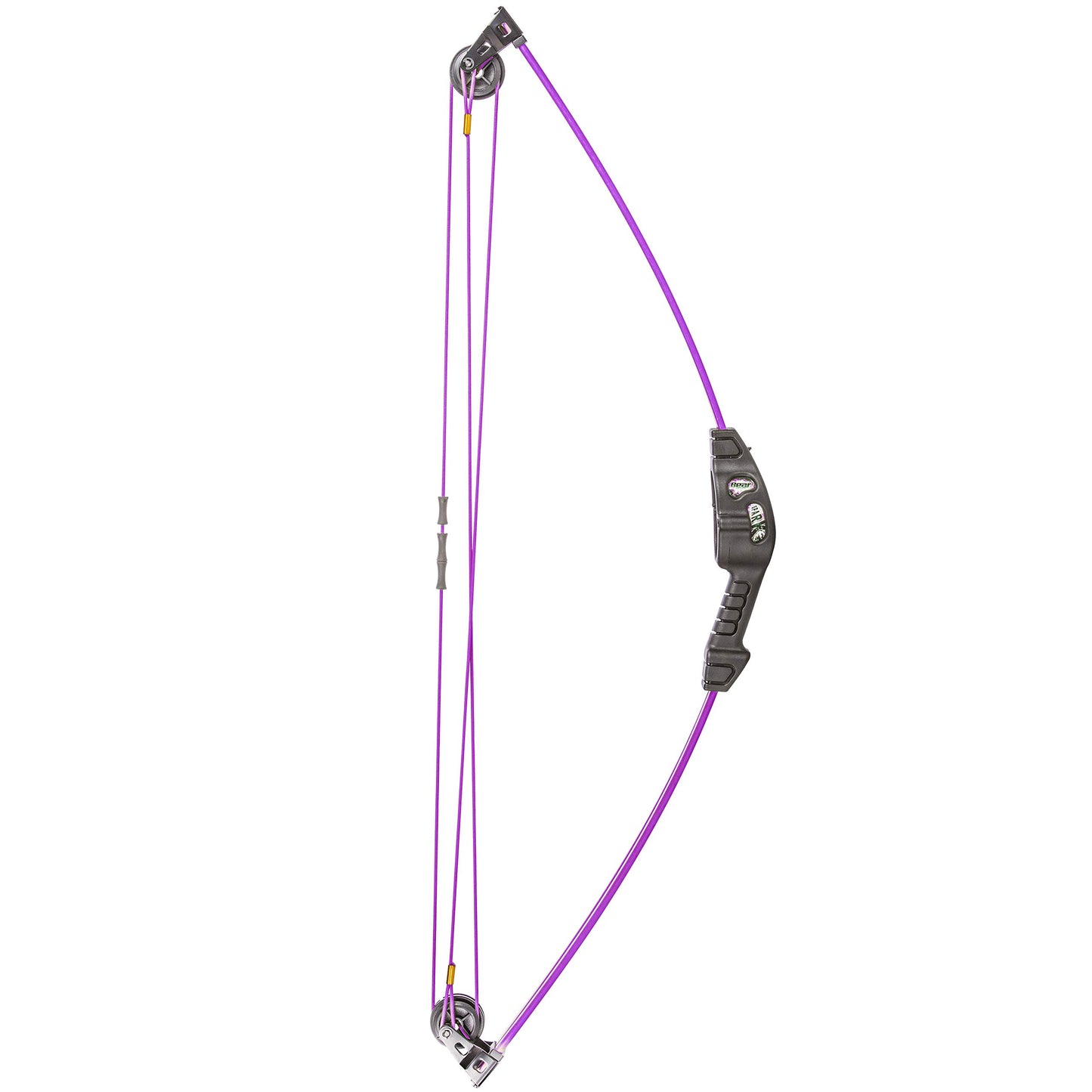 Bear Archery Spark Youth Bow Set, Recommended for Ages 5 to 10, Ambidextrous, Includes 2 Arrows, Armguard, Quiver