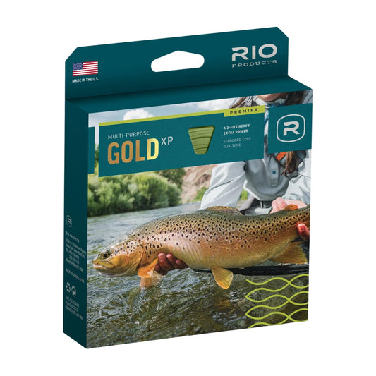 RIO Products Premier Gold XP Fly Fishing Line - Extra Power and Versatility - Smooth Casting Fly Line