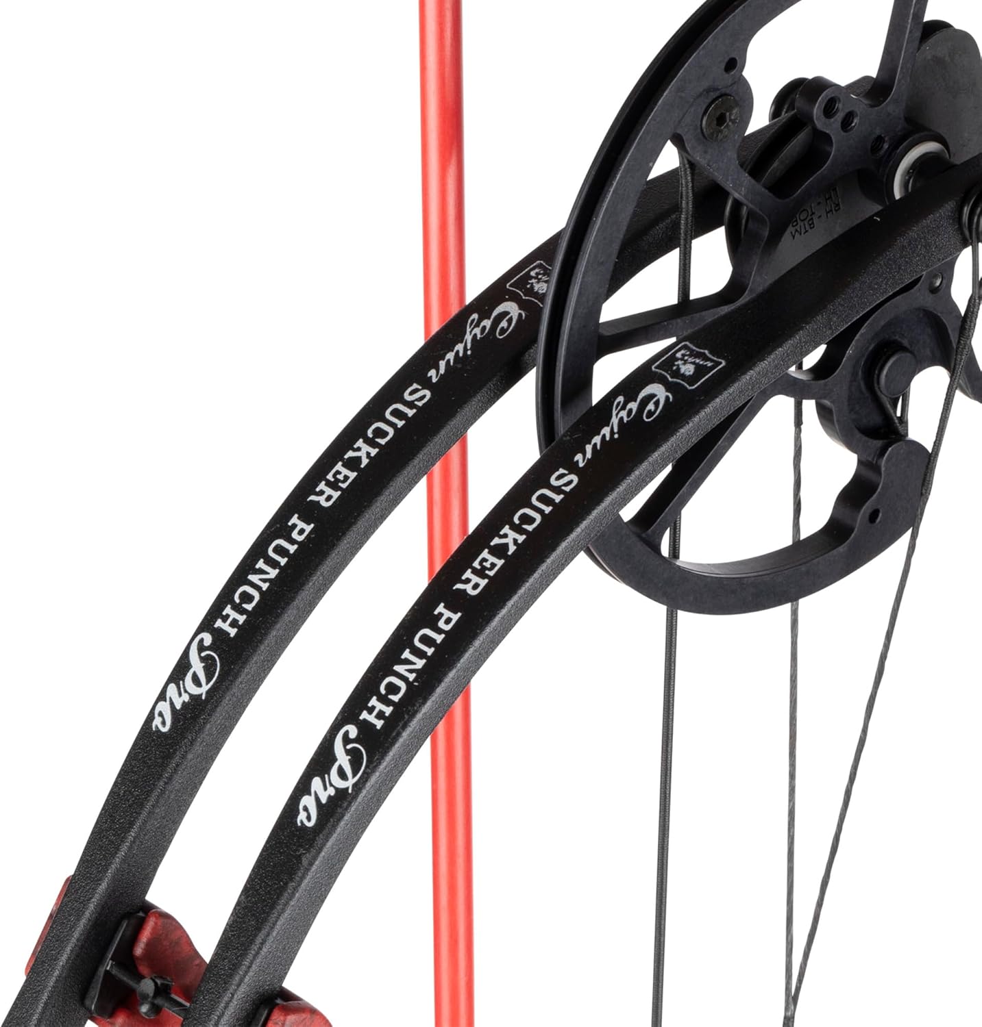Cajun Bowfishing Sucker Punch Pro Bowfishing Bow, Left Hand, Red
