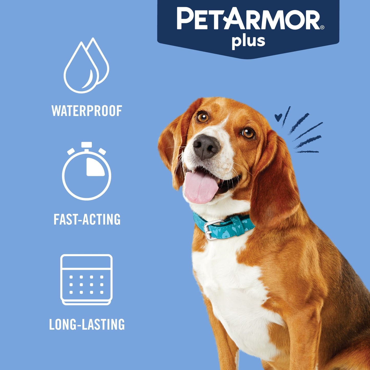 PetArmor Plus Flea and Tick Prevention for Cats, Cat Flea and Tick Treatment, 6 Dose, Waterproof Topical, Fast Acting, Cats Over 1.5 lbs