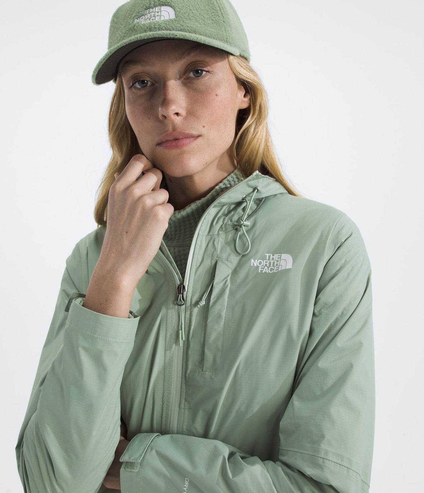 THE NORTH FACE Women's Alta Vista Rain Jacket | 3 Piece Hood With Adjustable Cinch-cord, Waterproof, Breathable