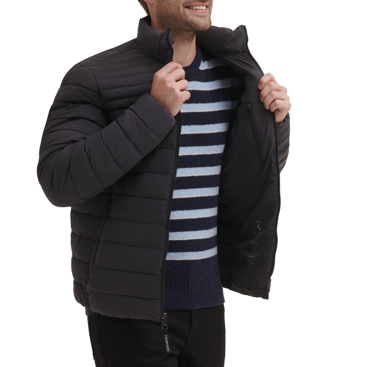 Calvin Klein Men's Full Zip Down Puffer Coat