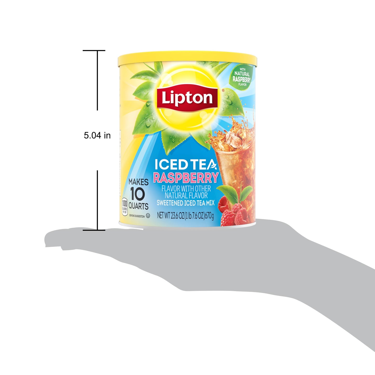 Lipton Lemon Iced Tea Mix, Sweetened, Makes 10 Quarts