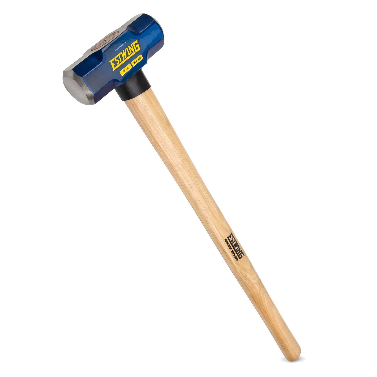 Estwing 16-Pound Hard Face Sledge Hammer for Demolition/Stake Driving, 50-55 HRC, 36-Inch Fiberglass Handle, Overstrike Protection, Textured Grip