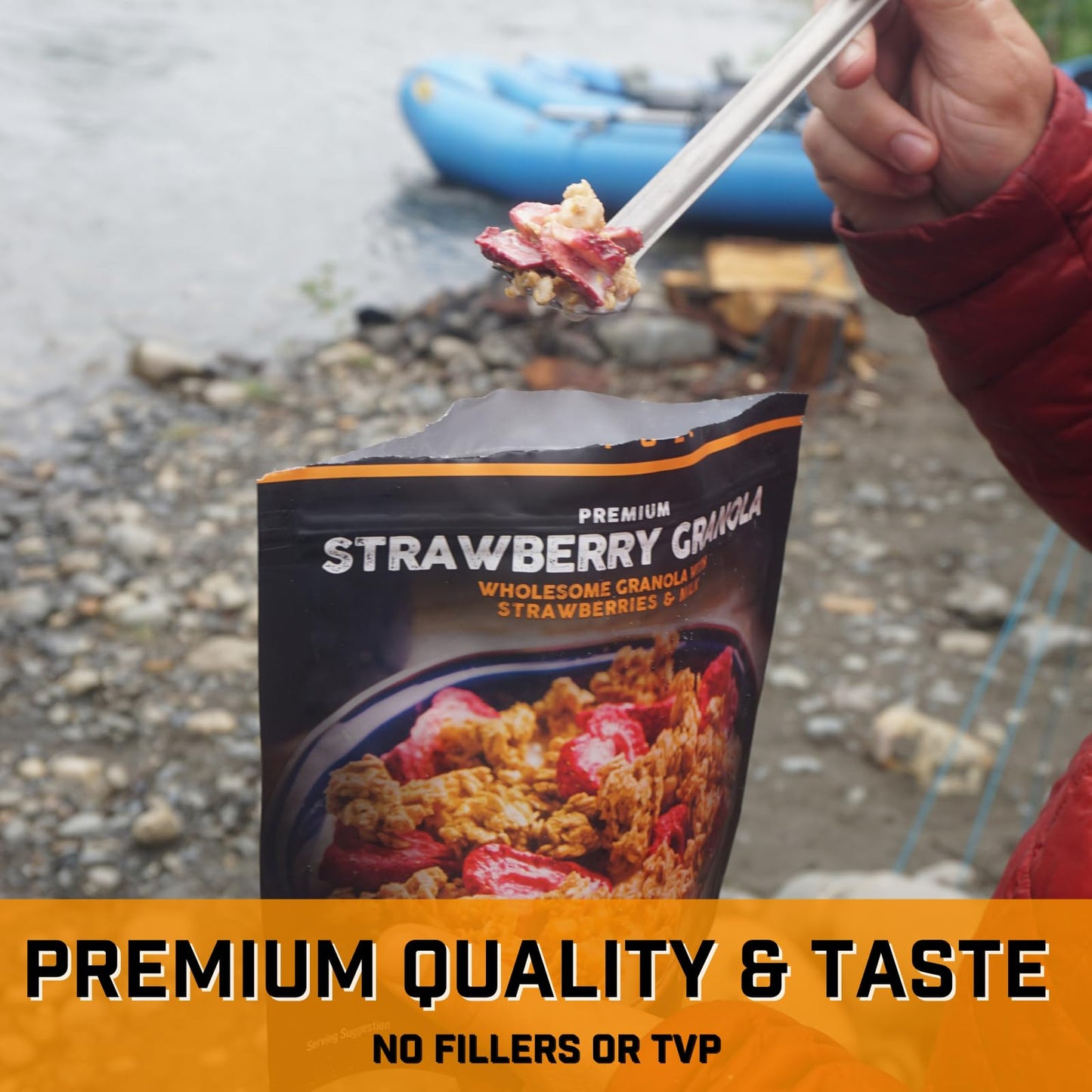 Peak Refuel Buckets | 100% Real Meat | Premium Freeze-Dried Meals for Backpacking, Camping & Survival | 24 Servings | MRE Emergency Food (Essentails Bucket)