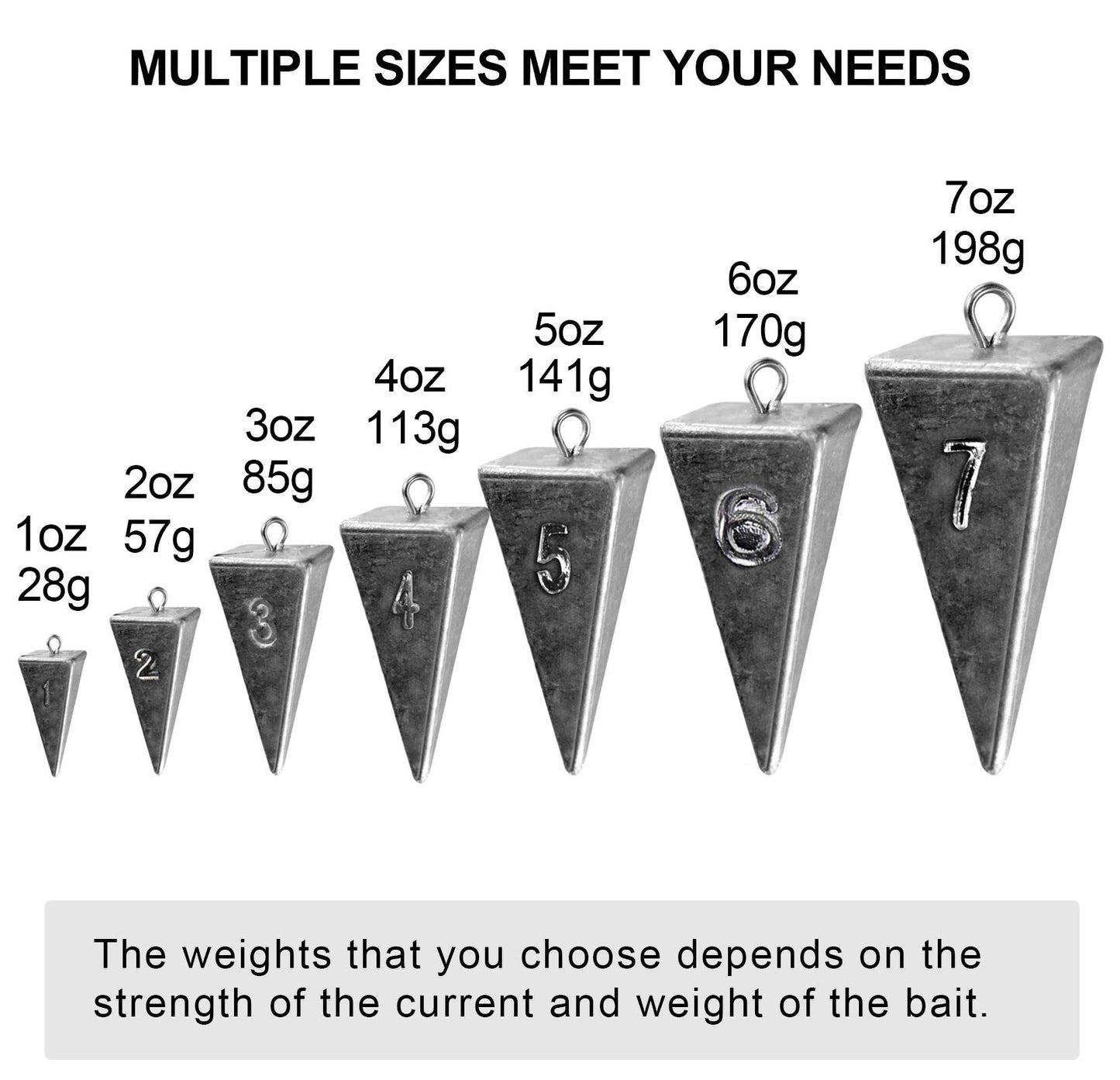 THKFISH Fishing Weights Kit - Inline, Trolling, Double Ring, Tor-pedo, Catfishing, Saltwater & Surf Fishing Weights - Coin, Disc & Pyramid Sinkers