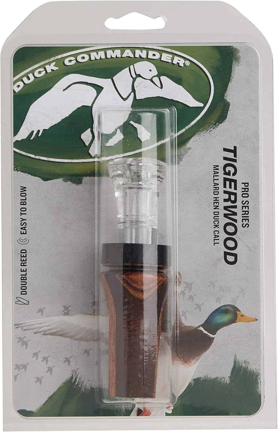 DUCK COMMANDER Jase Robertson Pro Series Duck Call | Must Have Hunting Accessory | Duck Hunting Realistic Sound Mouth Call