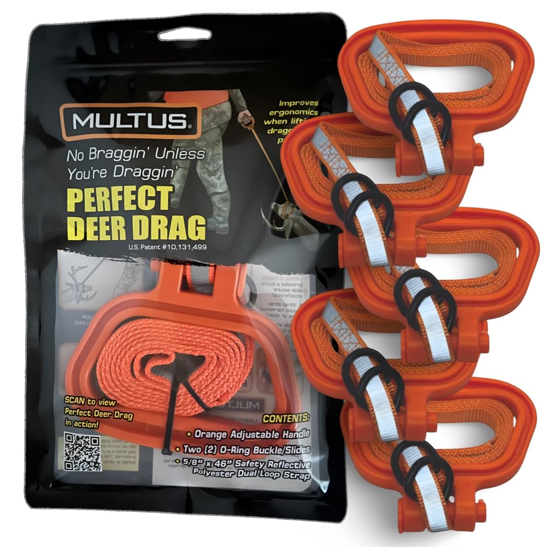 MULTUS Perfect Deer Drag Rope - Unique Hunting Gifts for Men - Essential Hunting Gear and Accessories - Deer Pull Strap